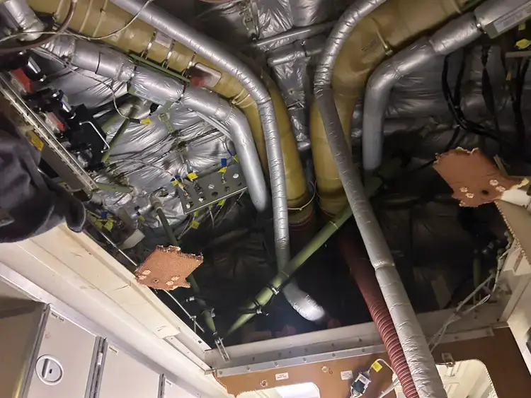 One man died and another 104 people were injured on board the Singapore Airlines flight (Viralpress)