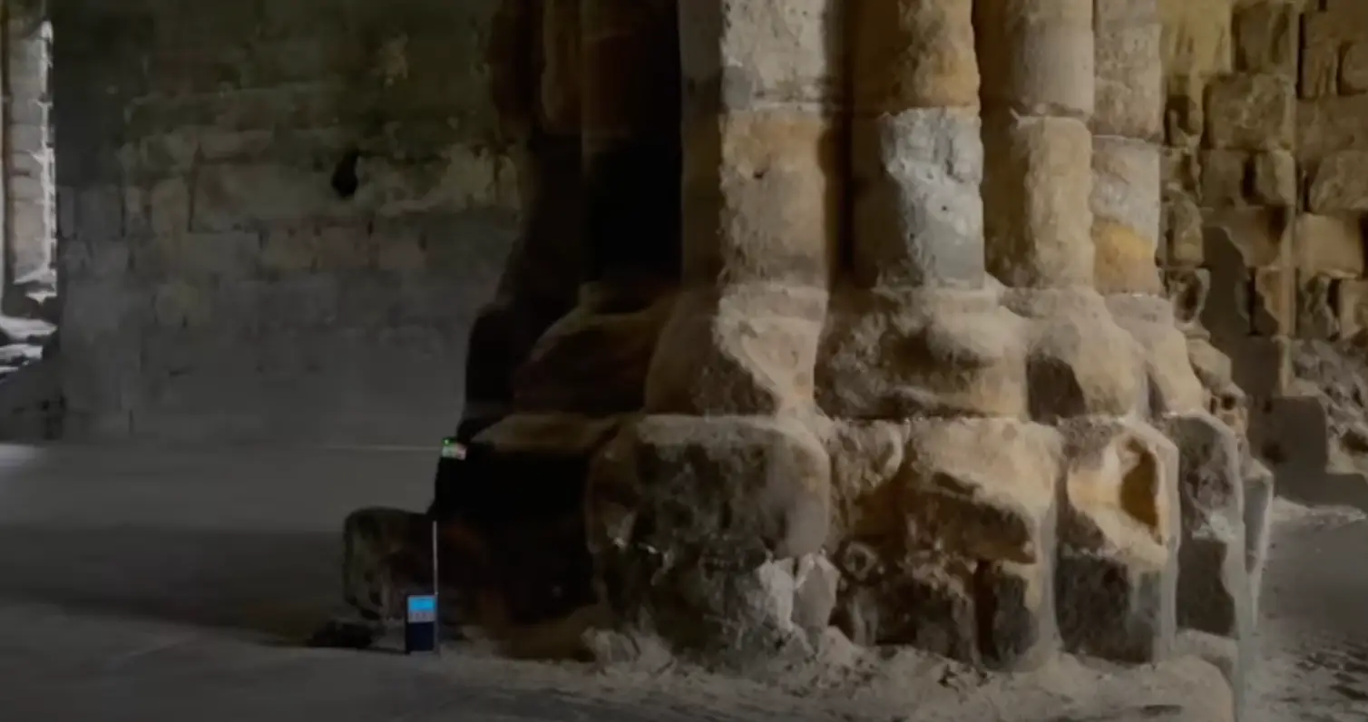 He claims the ghost told him to 'get out'.