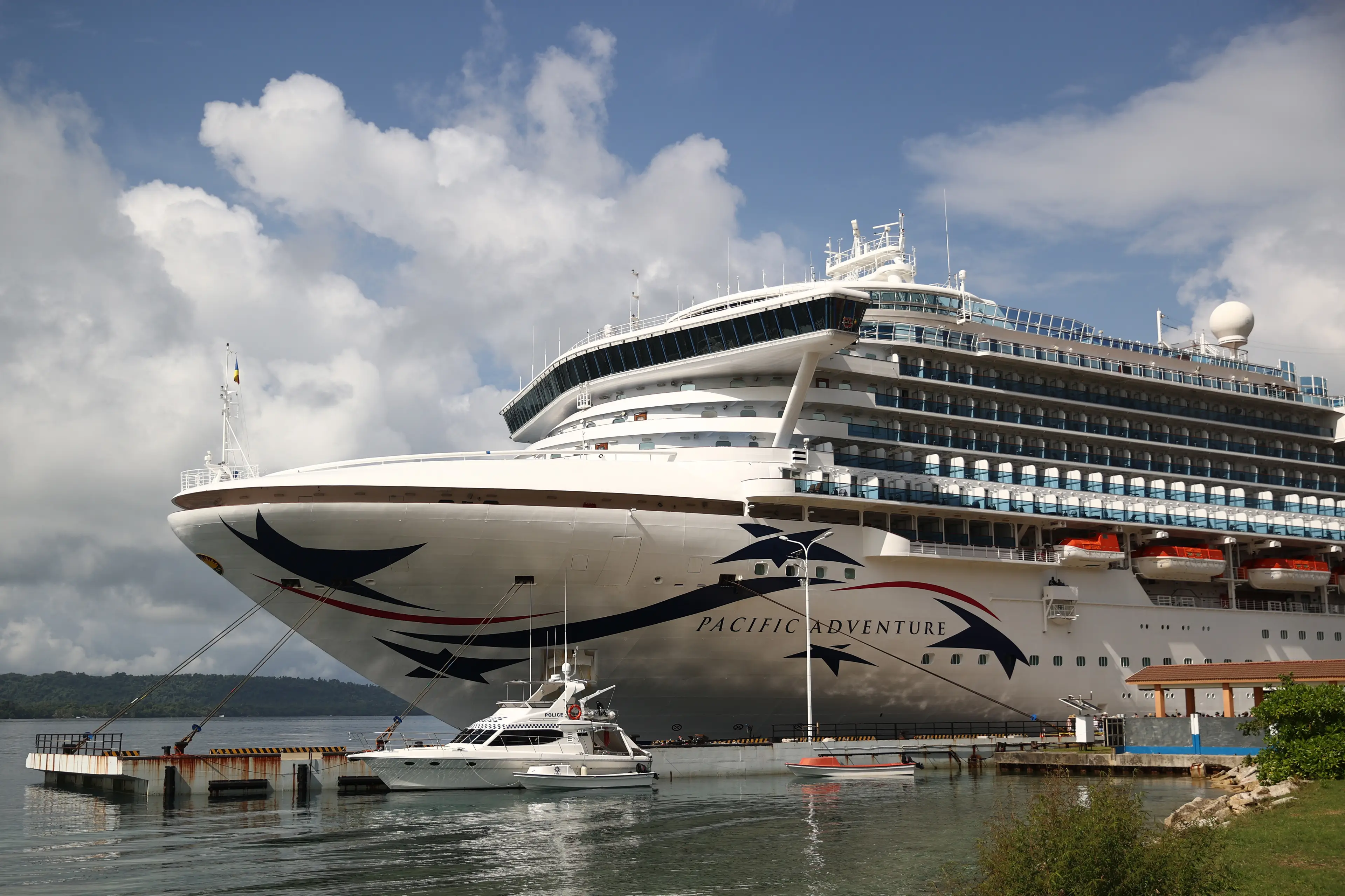 Passengers on the Pacific Adventure had enjoyed a three-day Elvis-themed voyage. (Matt Blyth/Getty Images)