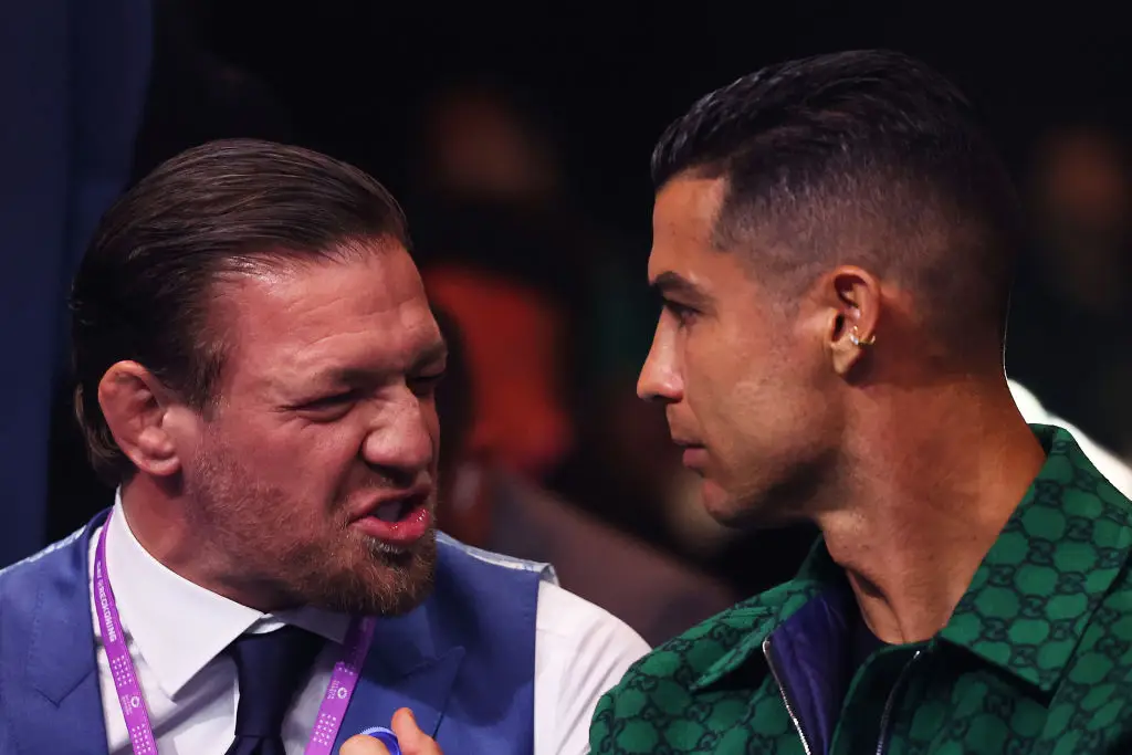 Ronaldo had the pleasure of entertaining the boisterous McGregor last December. (Richard Pelham/Getty Images)