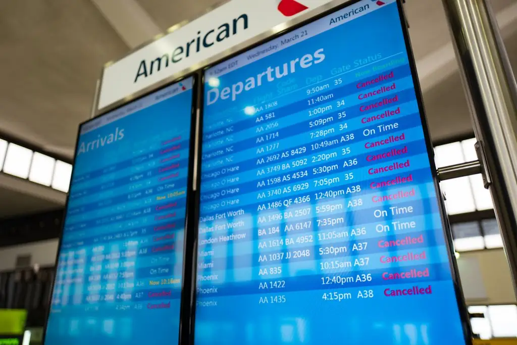 Tons of flight delays and cancellations have been affecting passengers ay Newark Liberty International Airport (Smith Collection/Gado/Getty Images)