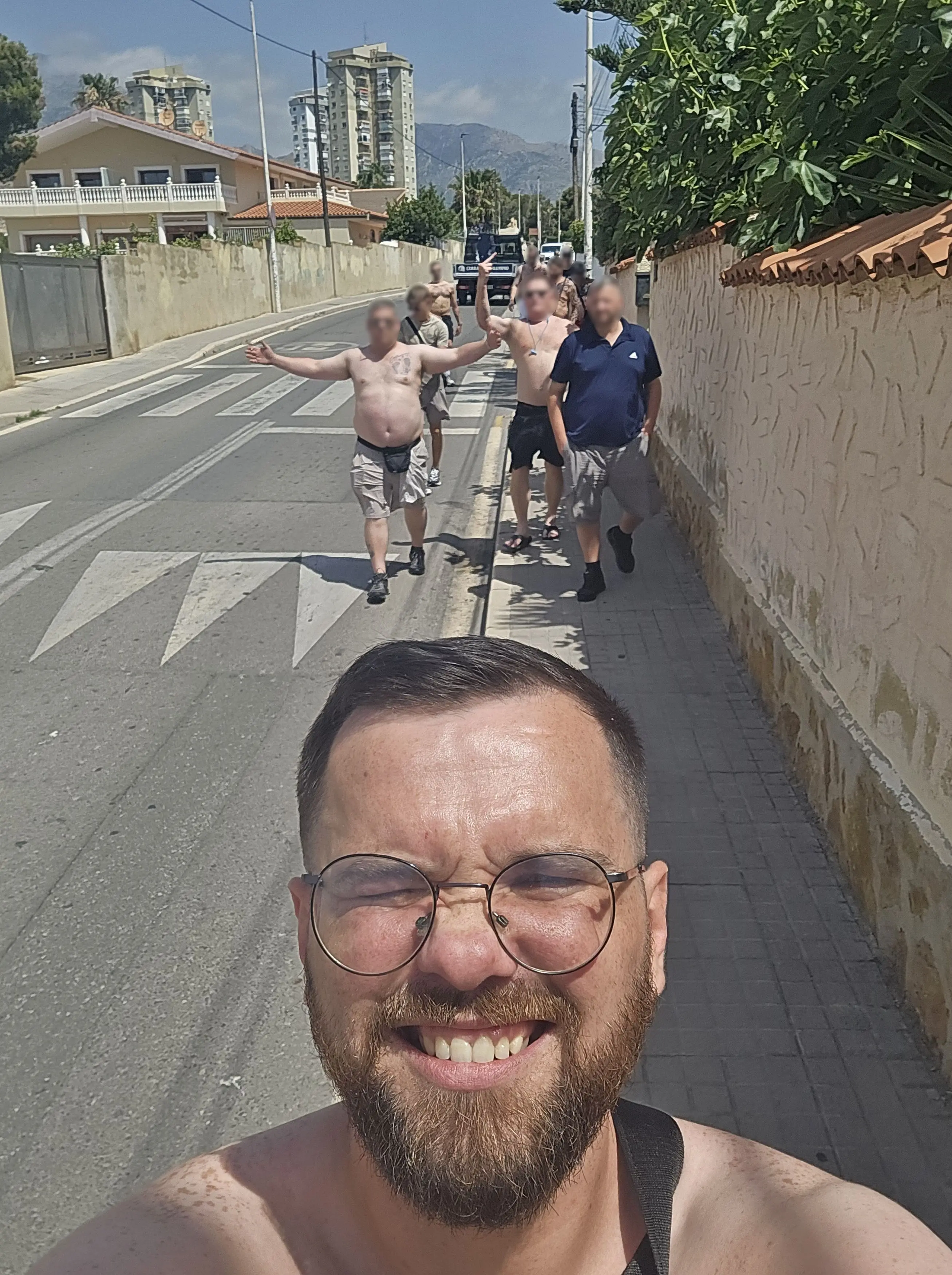 The dad-of-two's lads holiday ended in agony (Kennedy News and Media)