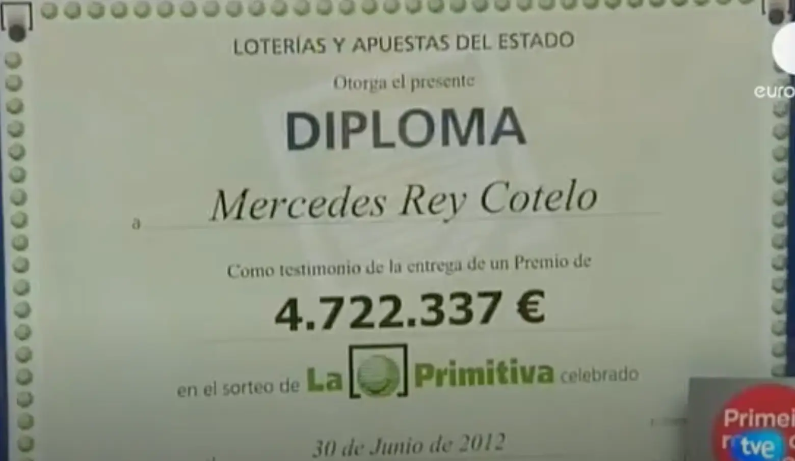 The winning ticket was for €4.7 million (£4.05 million).
