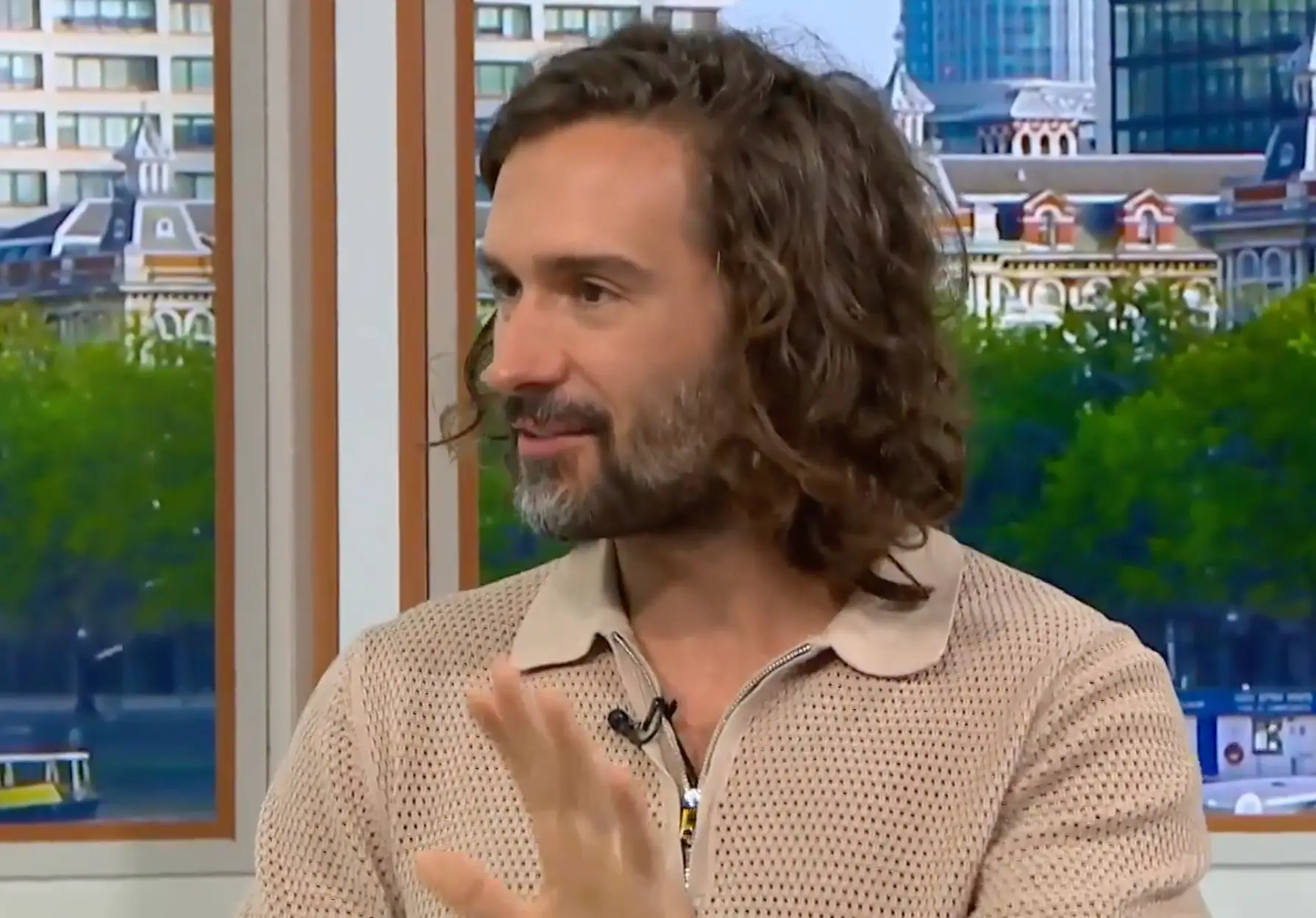 Joe Wicks appeared on GMB this morning. (ITV)