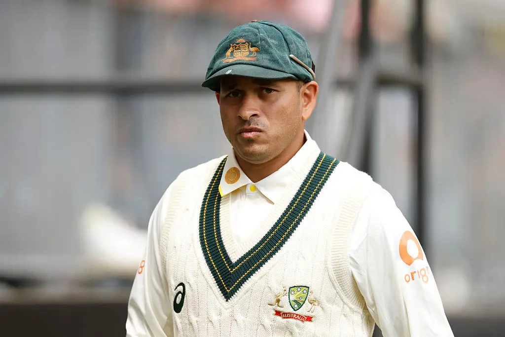 Khawaja twice left the field due to back problems in Perth (Image: Getty)