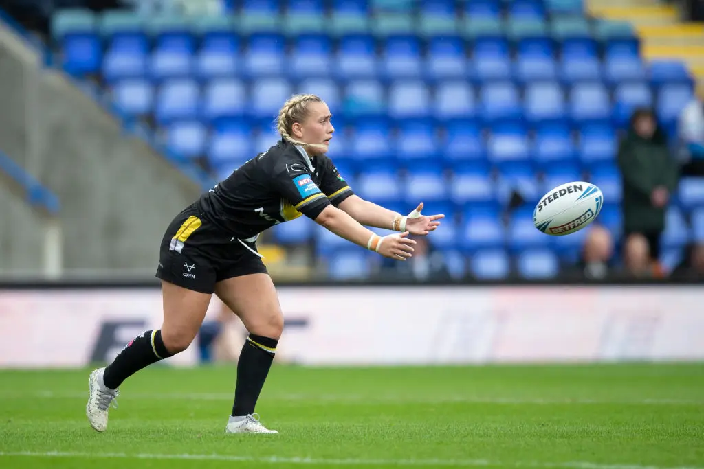 Sinead Peach was sent off for her controversial comment during the Women's Super League match. (Image: Jess Hornby/Getty Images)