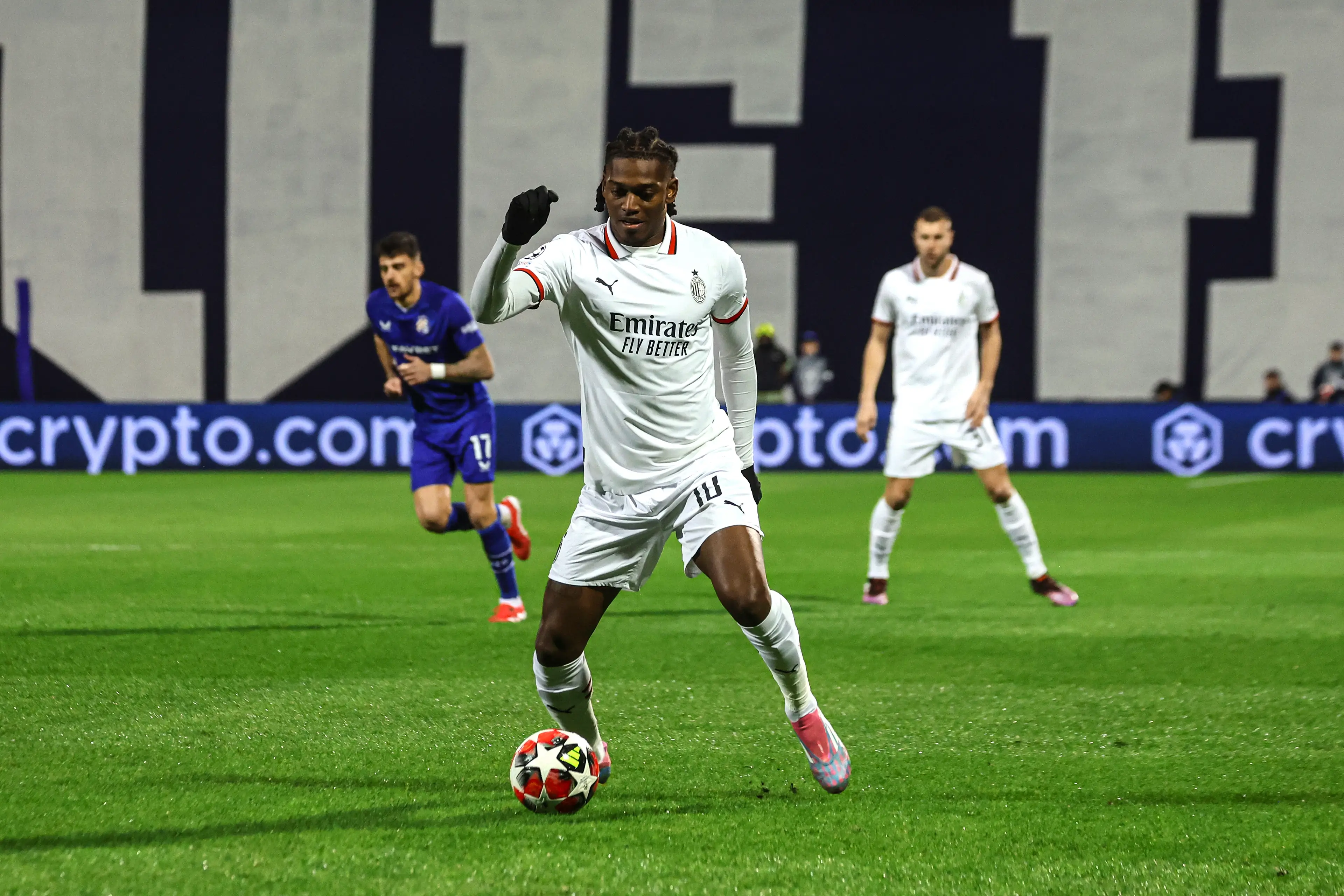 Rafael Leao has been linked with a move away from AC Milan. Image: Getty