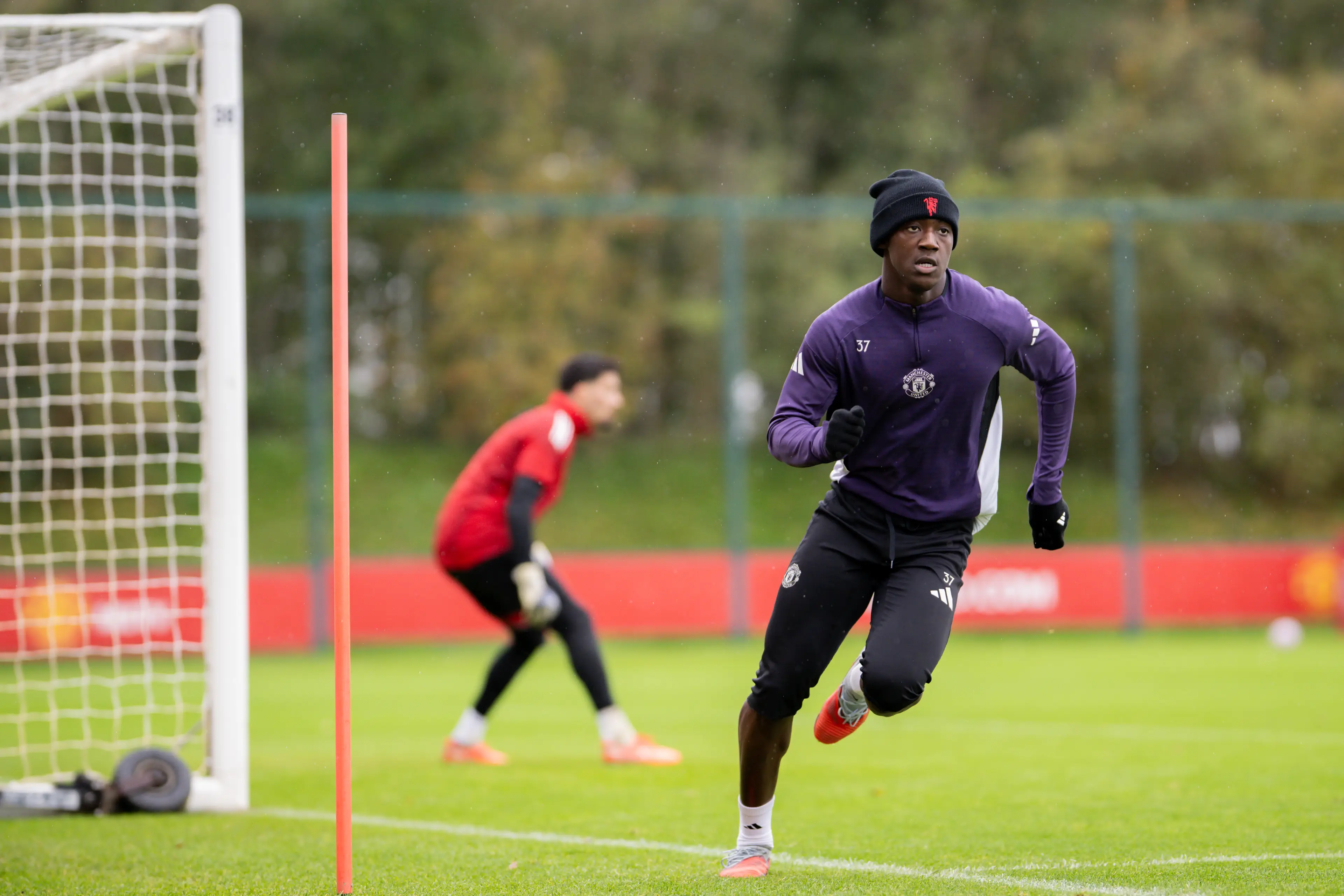 Kobbie Mainoo continues to be linked with a move away from Old Trafford. Image: Getty