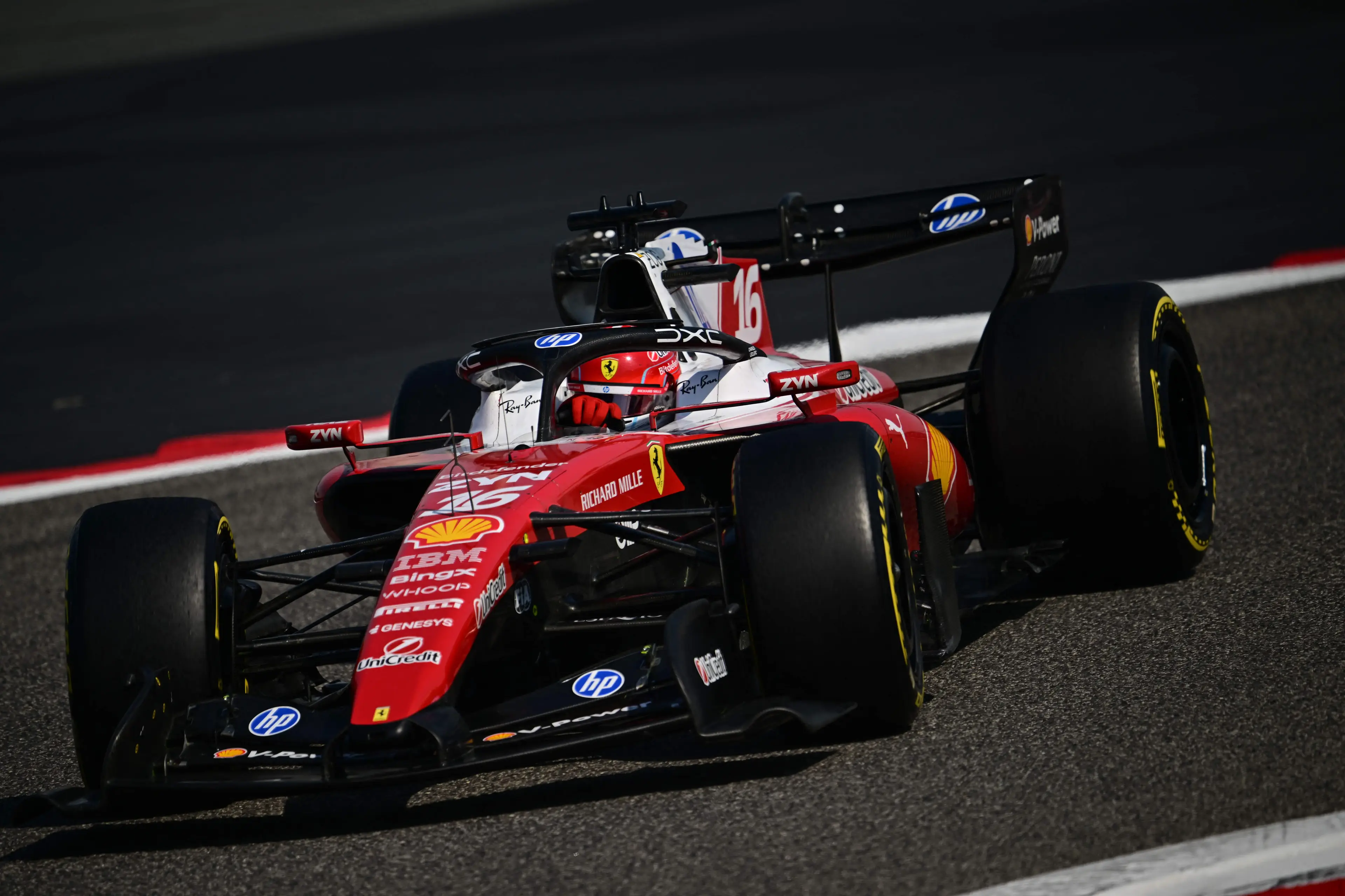 Charles Leclerc impressed on the final day of testing. Image: Getty