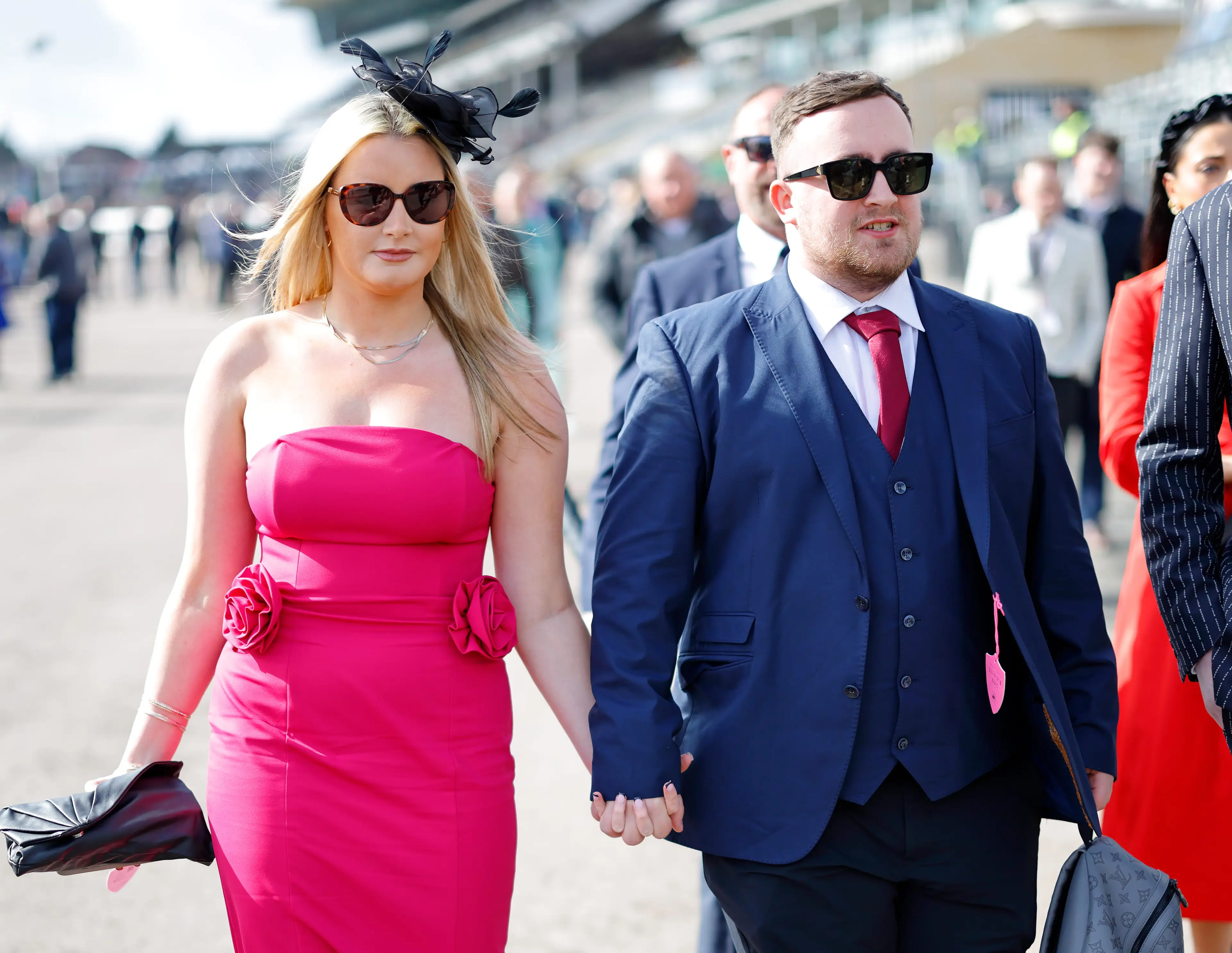 Luke Littler pictured with girlfriend Faith Millar at the 2026 Cheltenham Festival (Image: Getty)