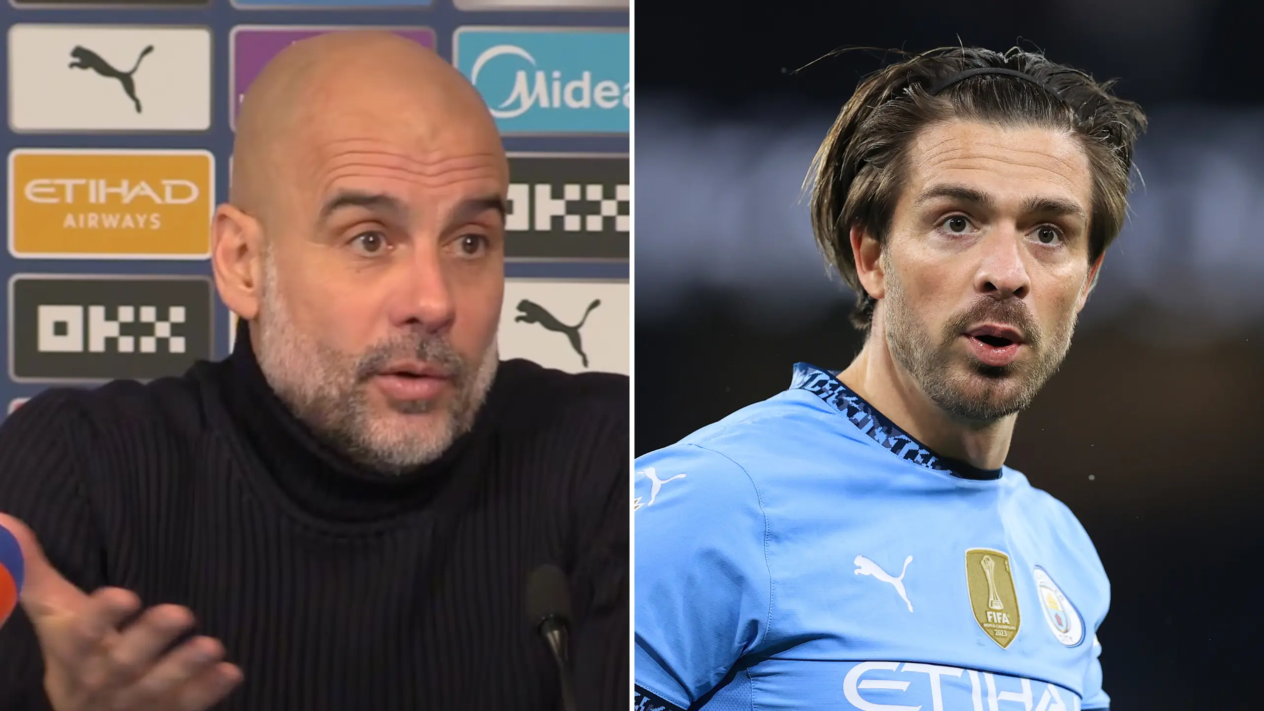 Pep Guardiola verbally dismantles Jack Grealish's Man City season so far and it could be the end