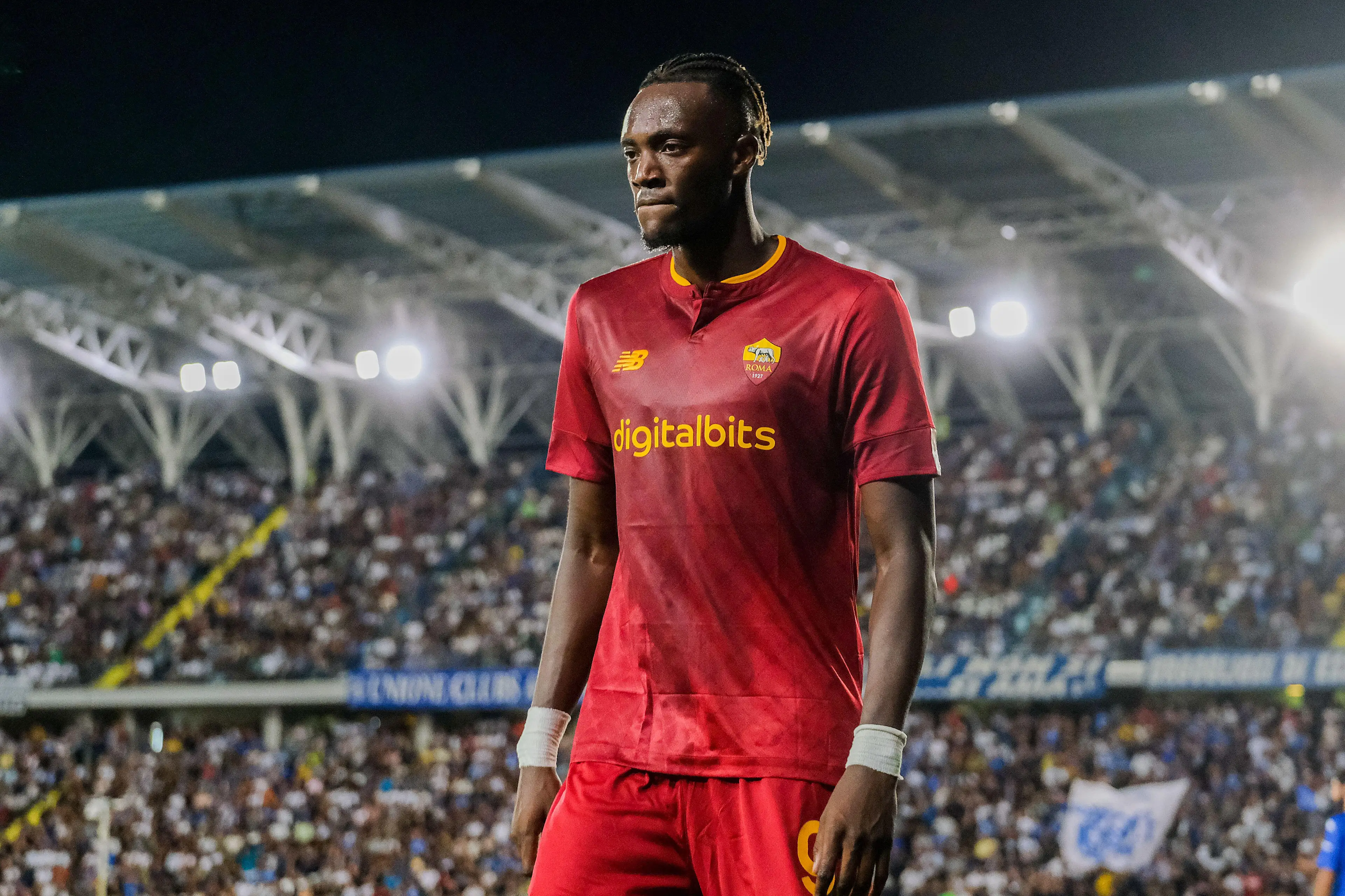 Tammy Abraham for Roma. (Alamy)