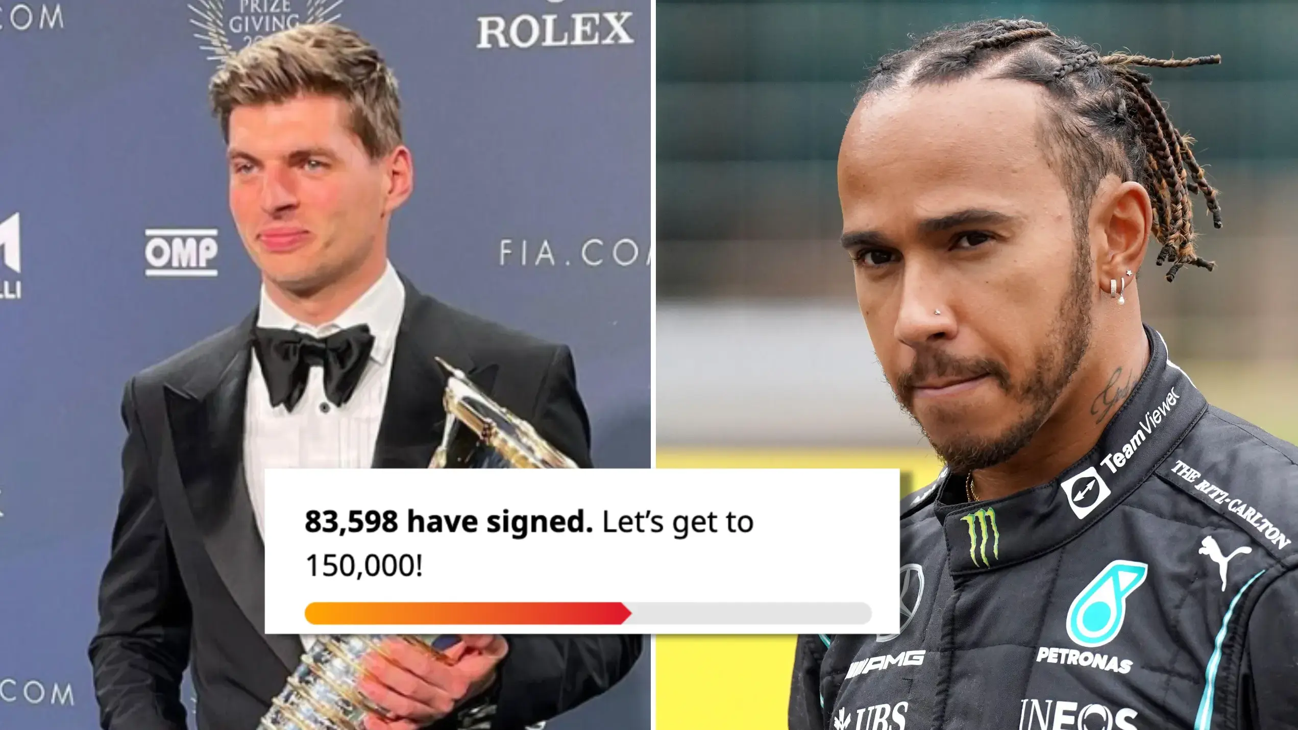 Lewis Hamilton petition gains more signatures as F1 fans plead for Max Verstappen decision to be reversed