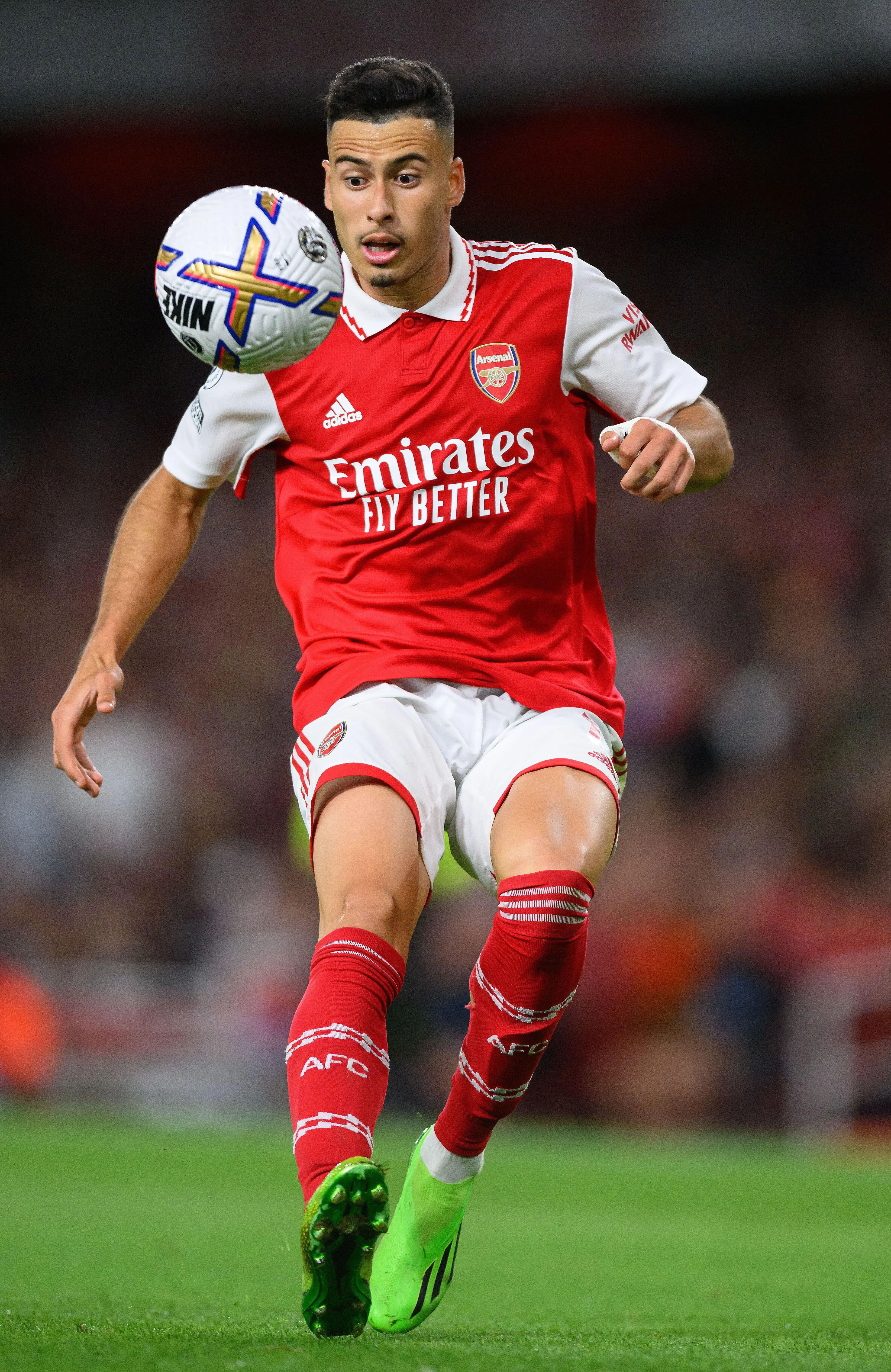 Martinelli was superb in the win over Liverpool. (Image Credit : Alamy)