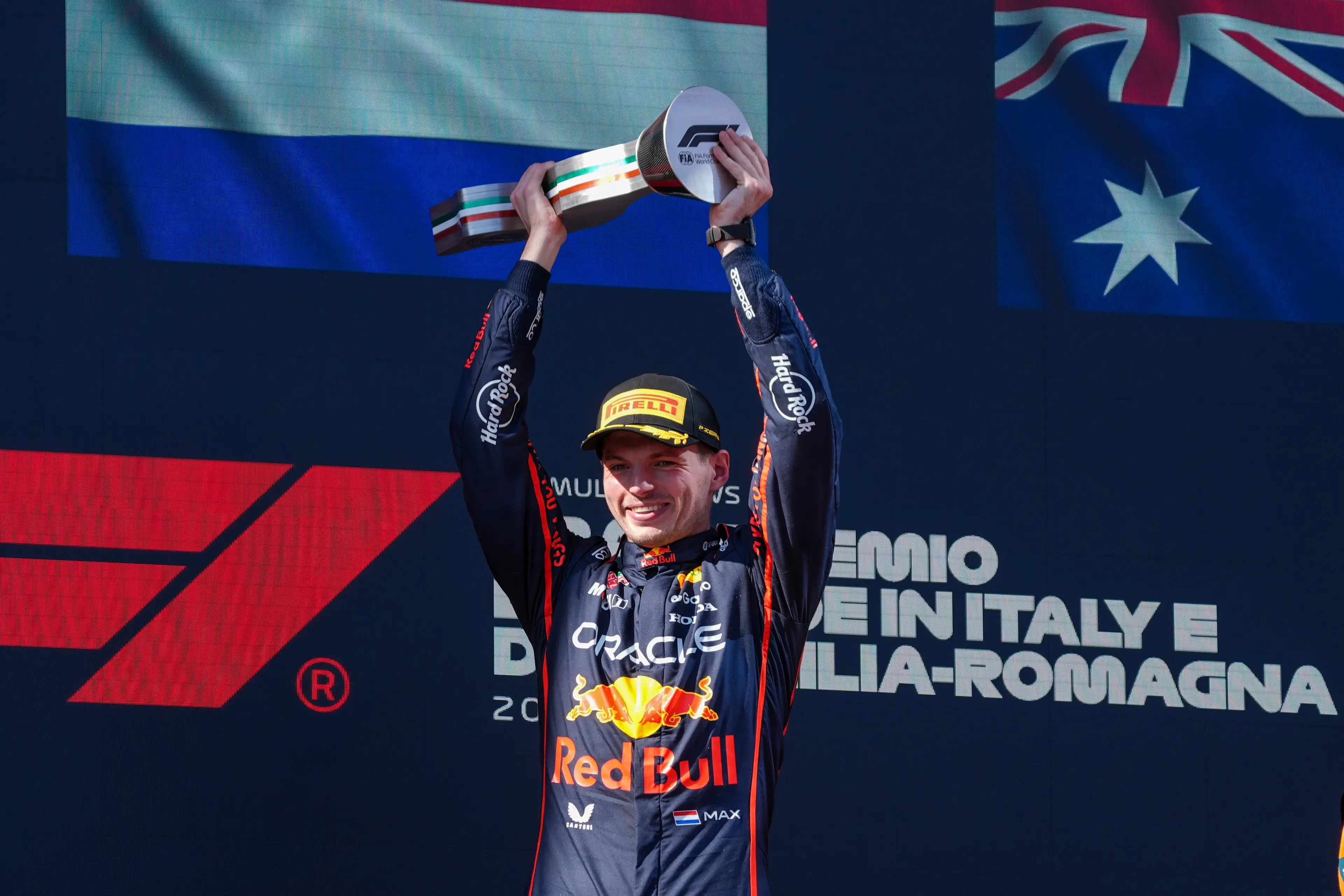 Max Verstappen returned to winning ways in Imola. Image: Getty