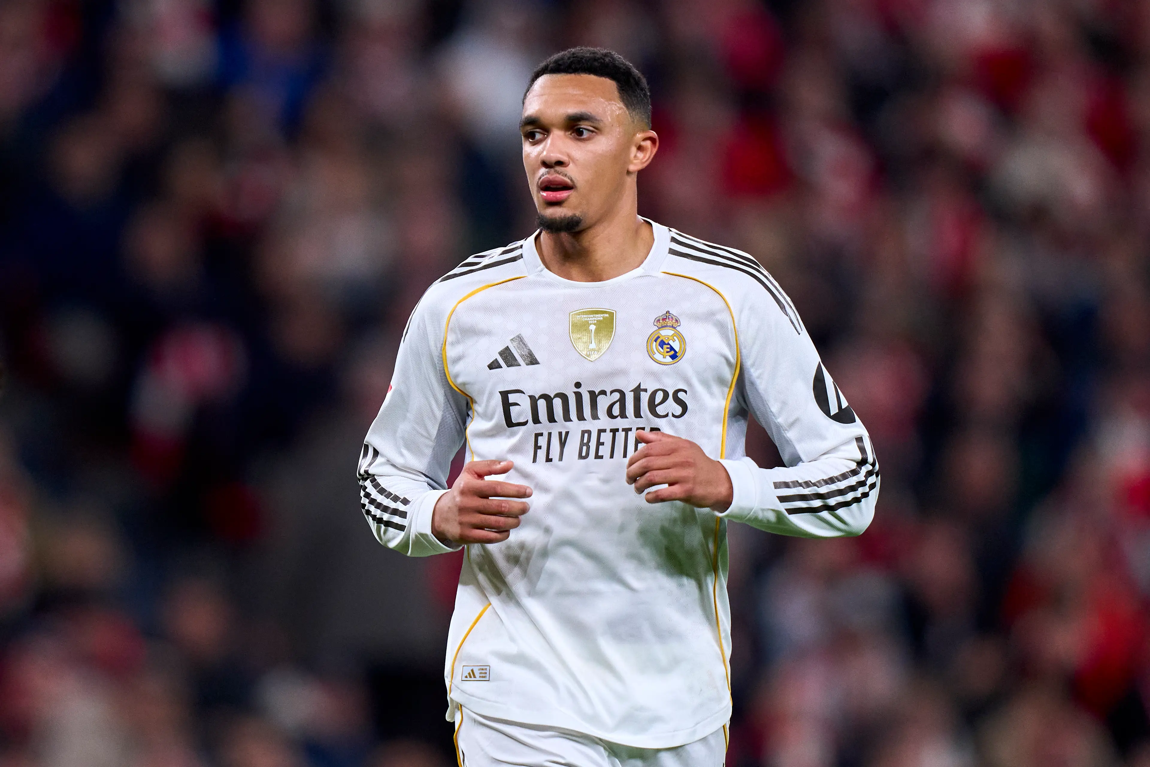 Trent Alexander-Arnold in action for Real Madrid. Image: Getty 
