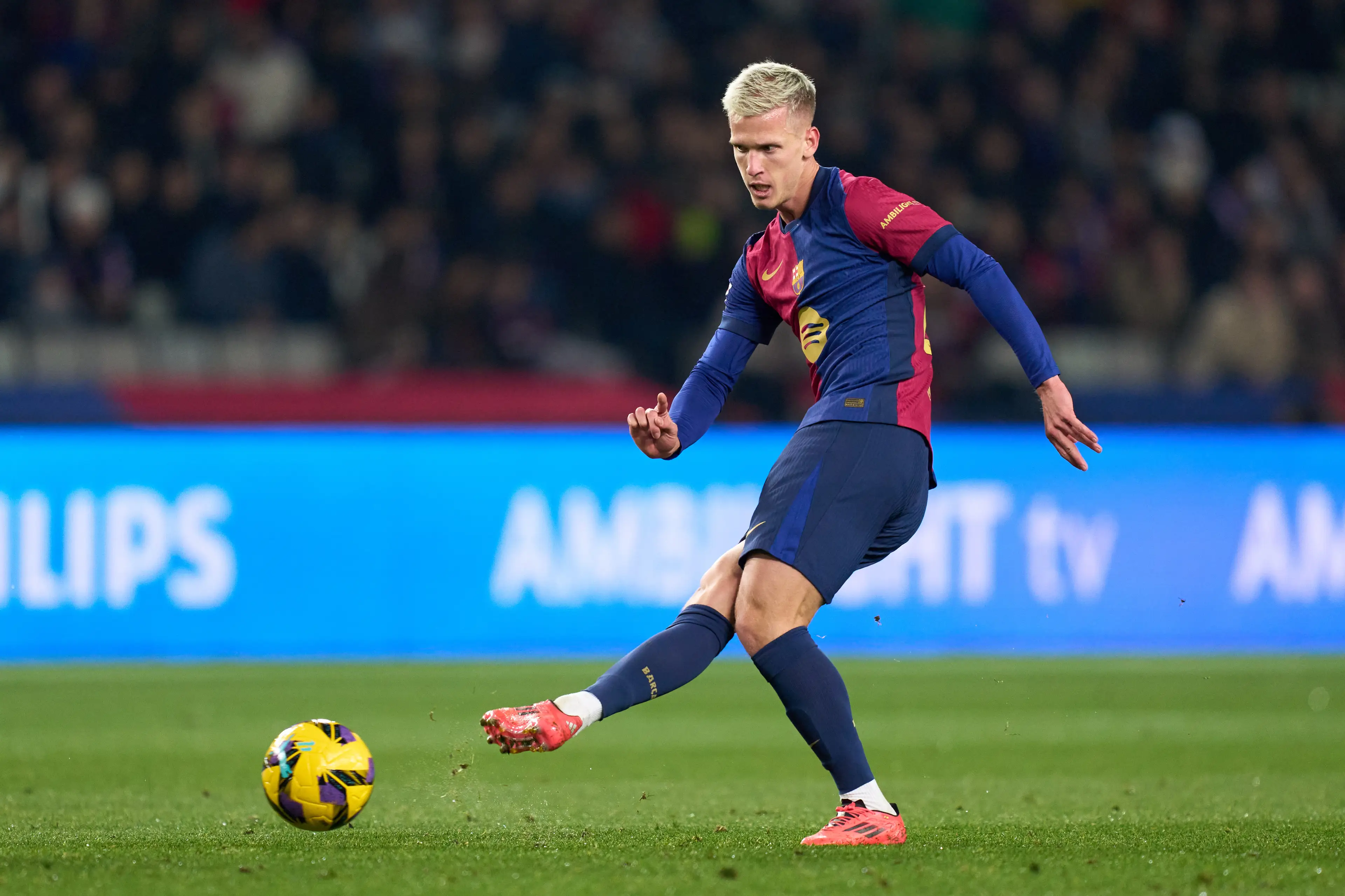 Barcelona's Dani Olmo. (Image: Getty)