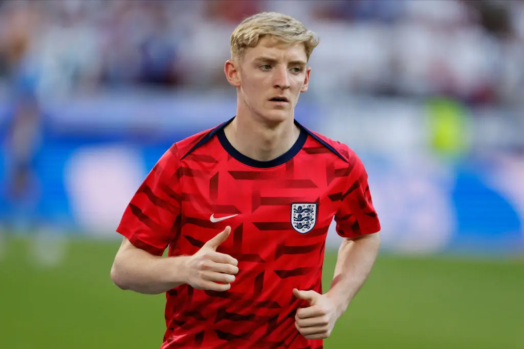 Anthony Gordon was a part of Gareth Southgate's squad for Euro 2024. (Image: Richard Sellers/Sportsphoto/Allstar via Getty Images)