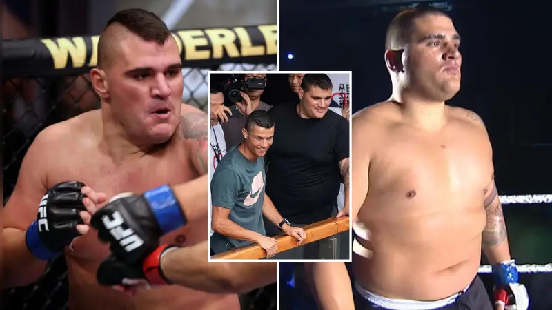 Cristiano Ronaldo's bodyguard is a former MMA fighter with seven wins on his record