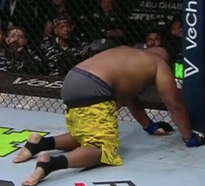 Chris Barnett suffered embarrassment at UFC 321. Image: UFC 