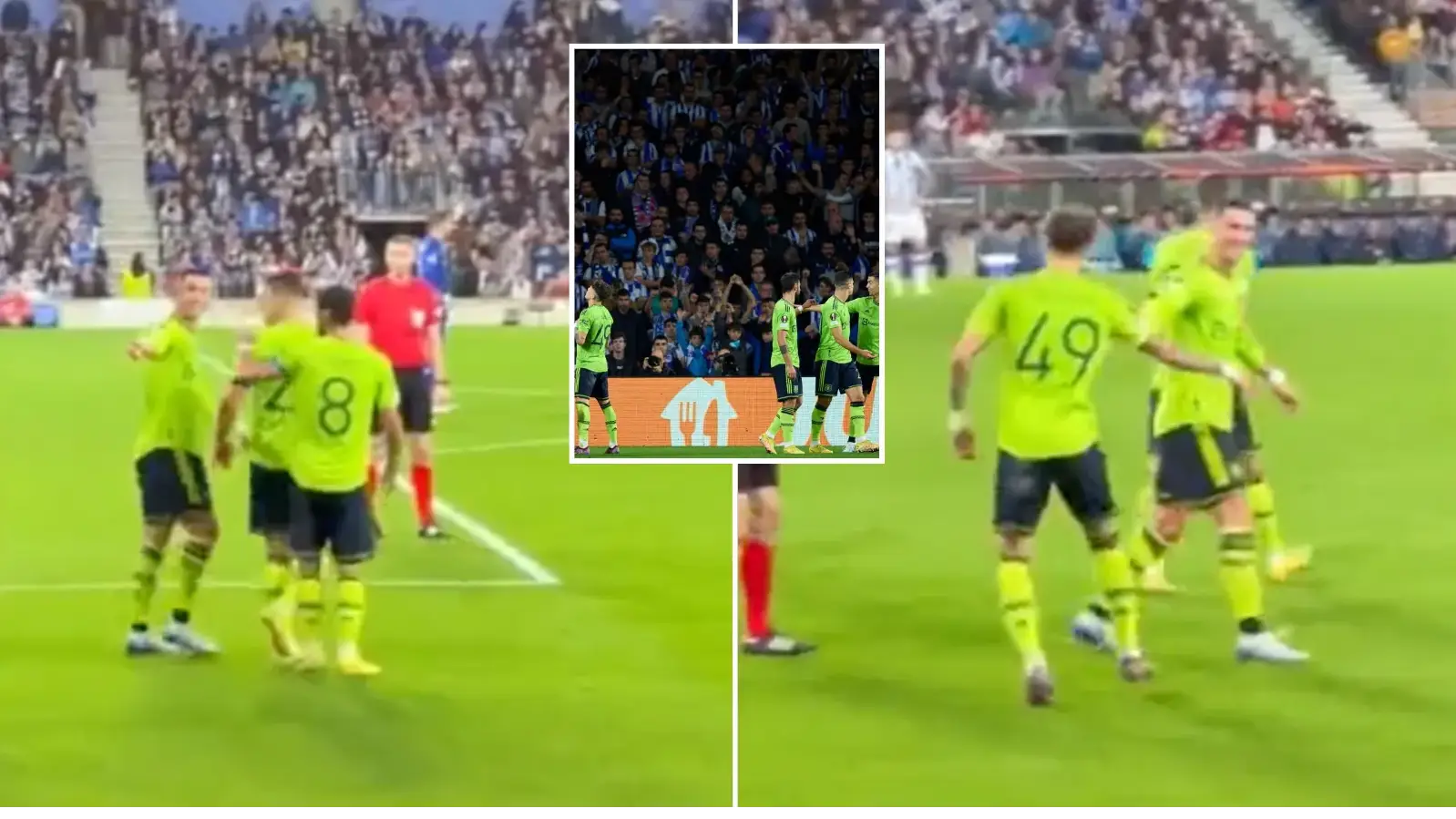 Fans spot Cristiano Ronaldo's special reaction to Alejandro Garnacho copying his celebration