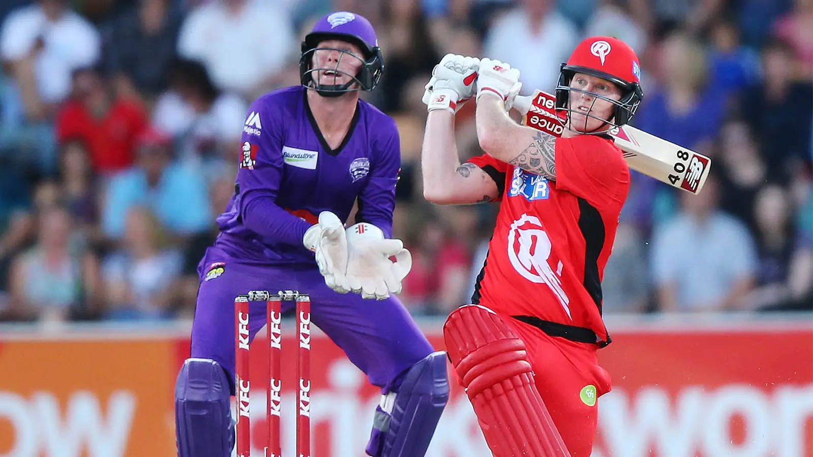 Stokes played four matches as an injury replacement for the Melbourne Renegades in BBL04 (Image: Getty)