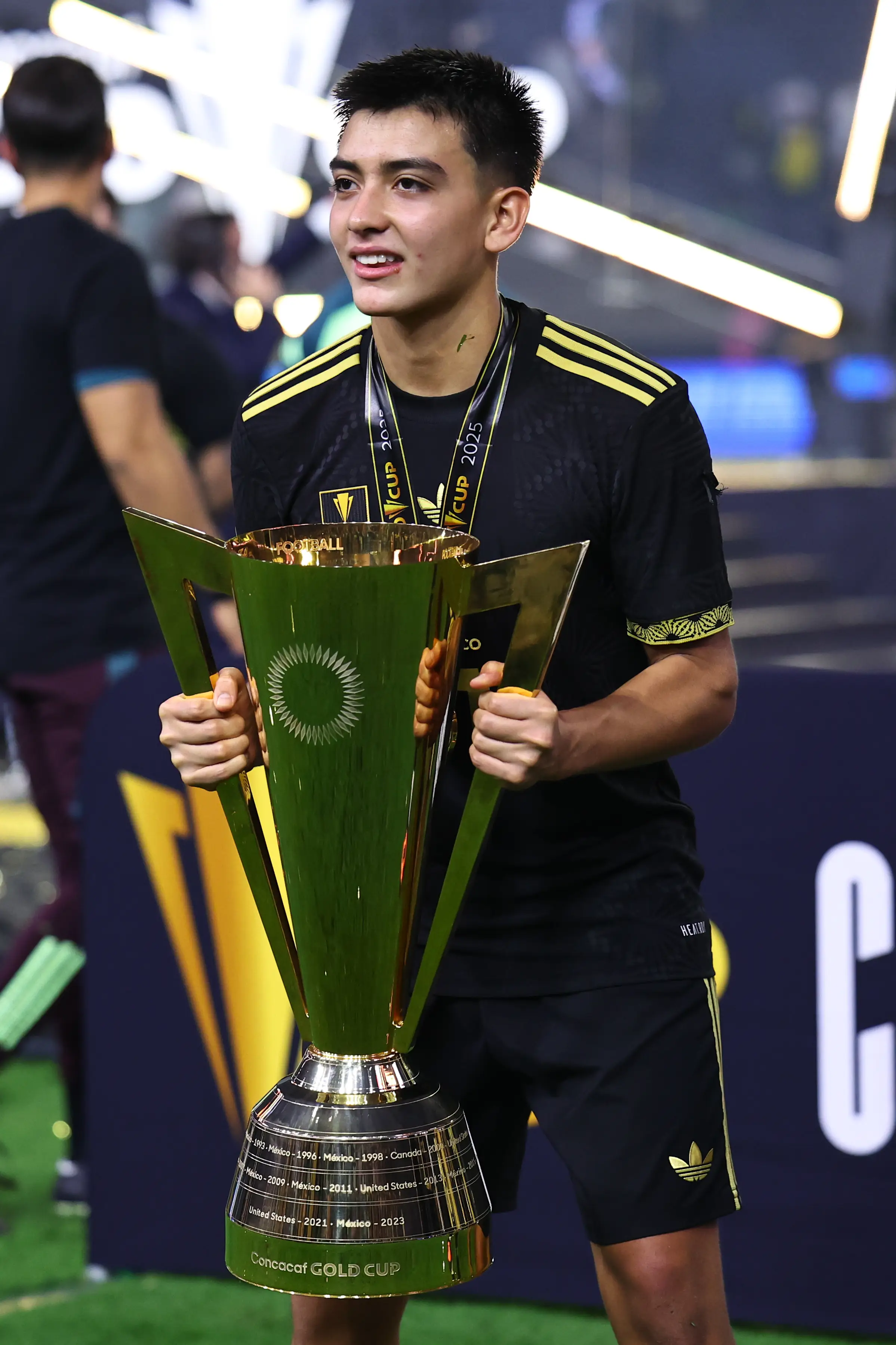 Gilberto Mora has won his first international trophy aged 16. Image: Getty