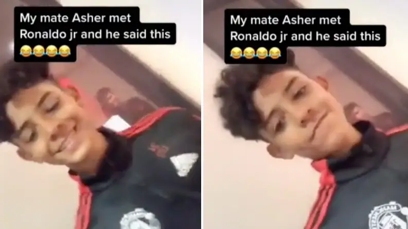 Cristiano Ronaldo Jr Agreed With Fan Who Said 'United Are S**t, Aren’t They?'