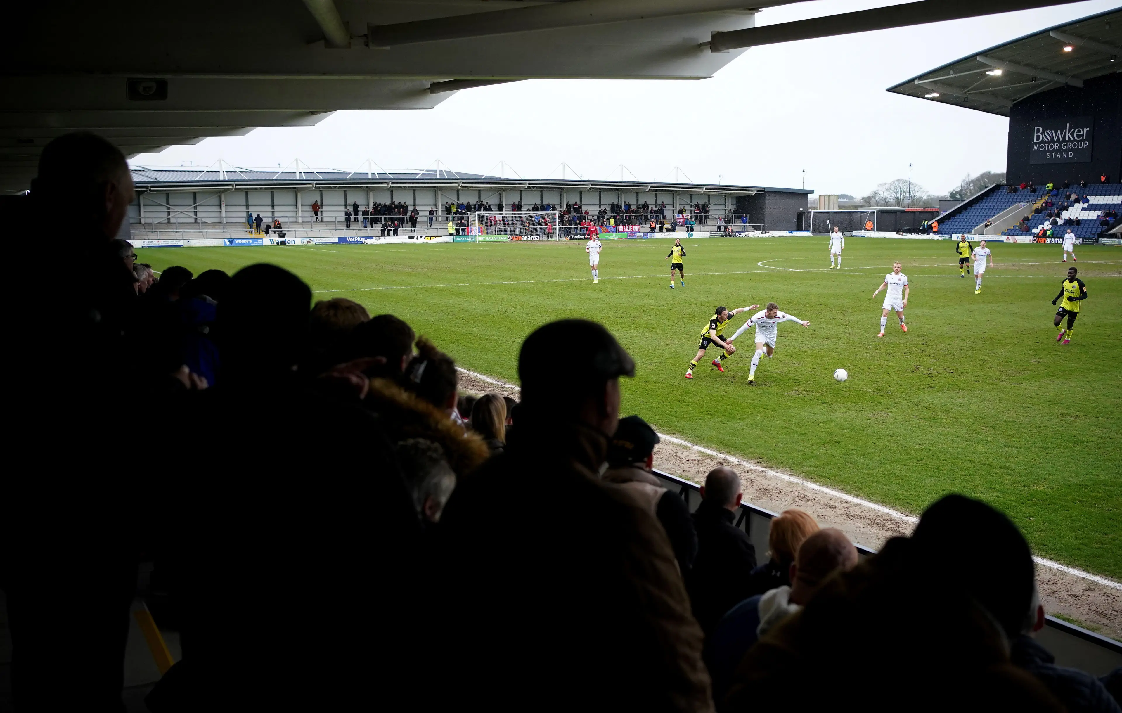AFC Fylde vs Aldershot town, Alamy
