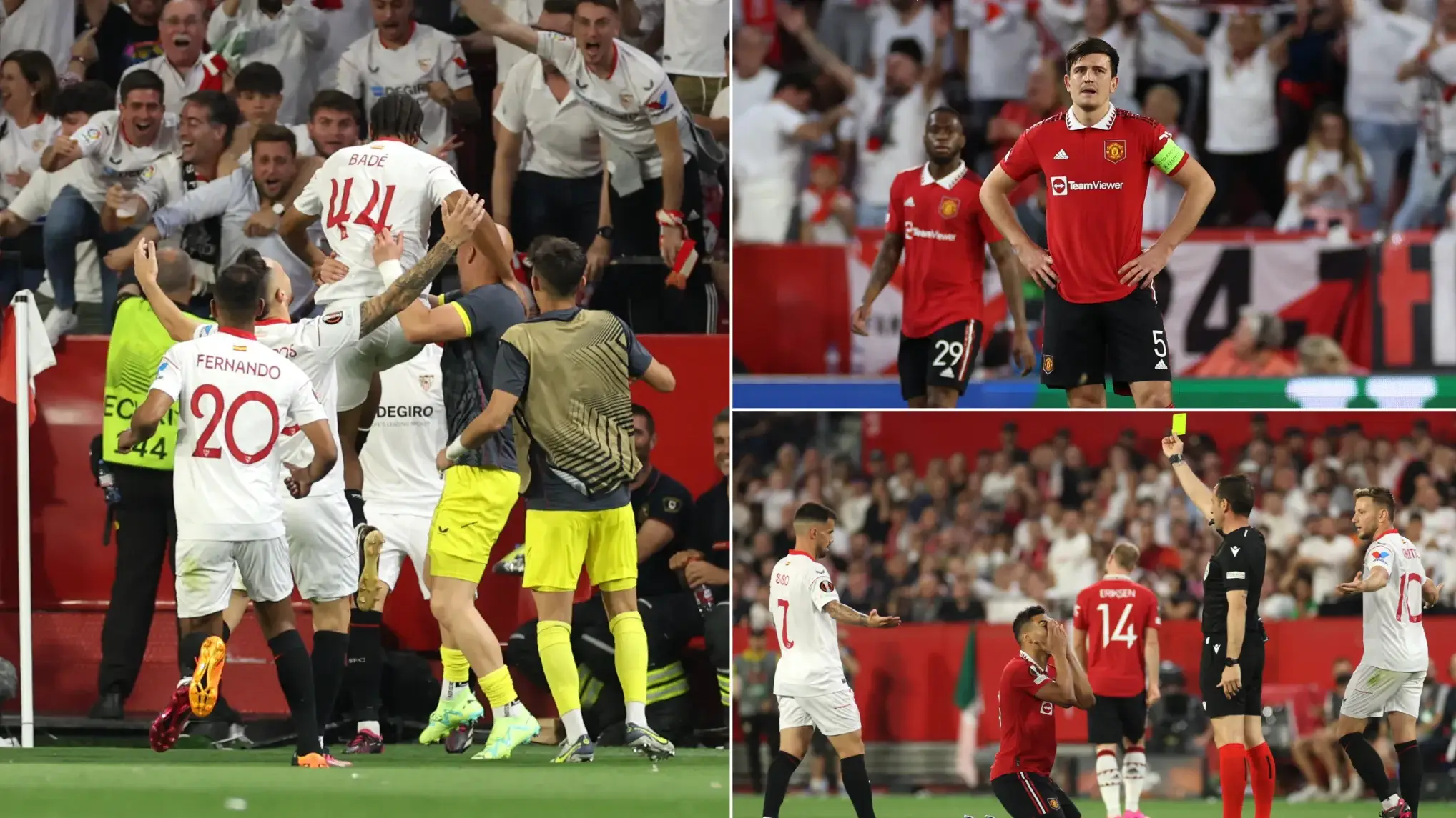 Man United crash out of Europa League after humiliating 3-0 defeat to Sevilla in the quarter-finals