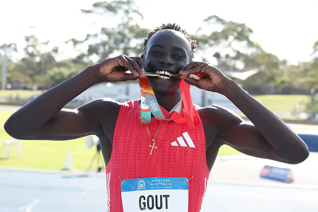 Gout Gout is expected to be an Olympic champion at some point in his career. (Image: Getty)