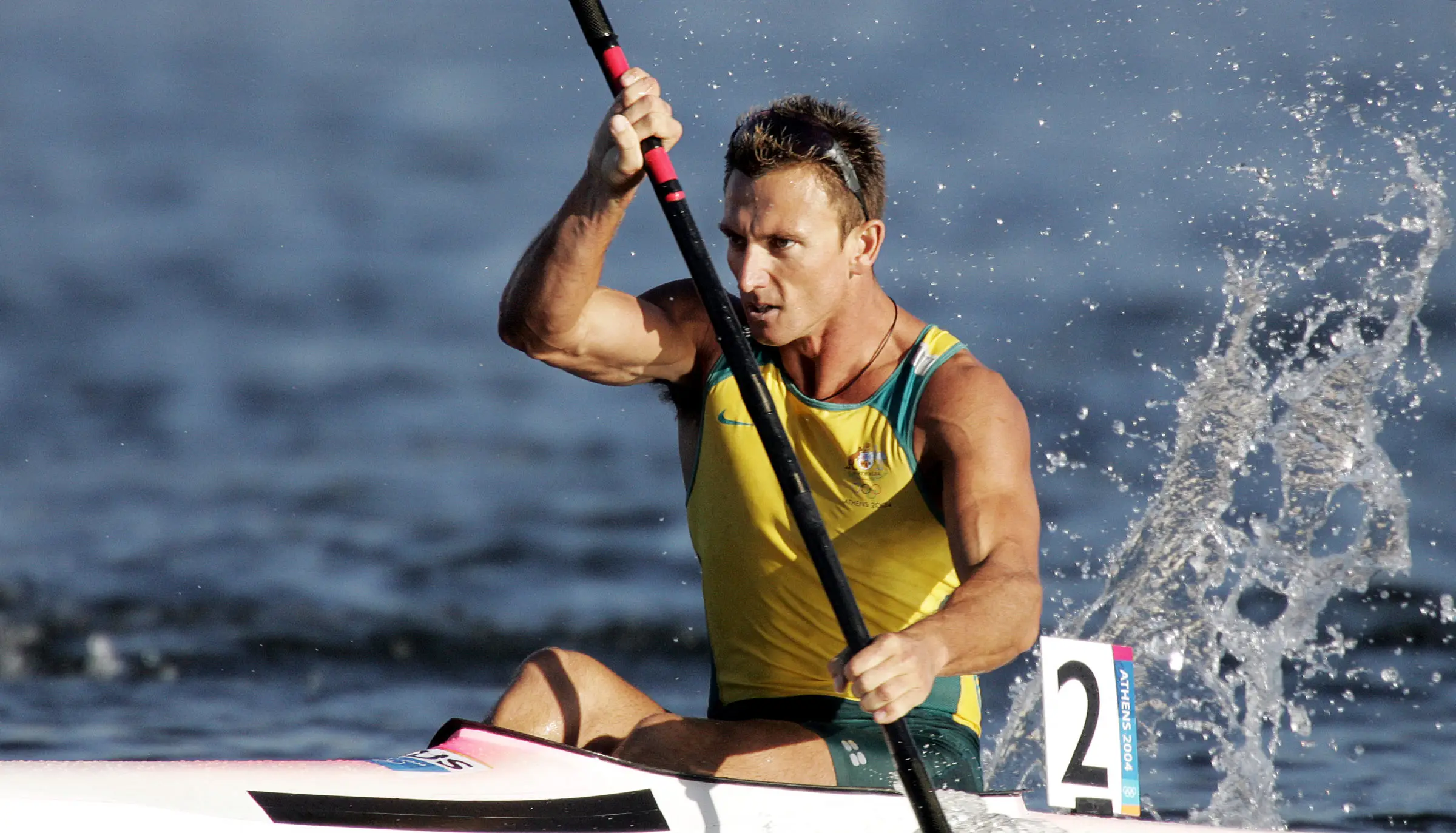Nathan Baggaley in action at the 2004 Olympics. Image: Getty 