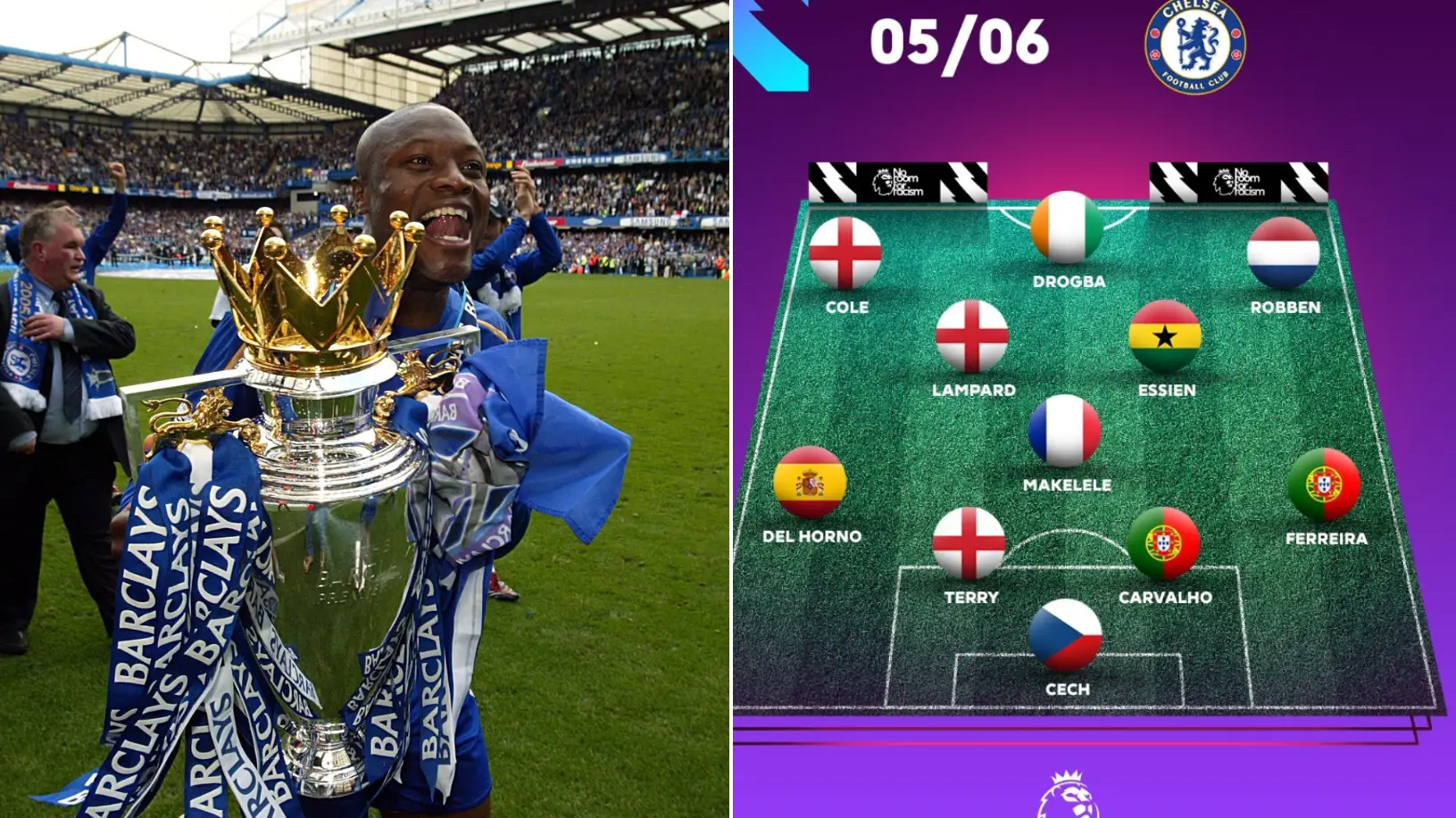 William Gallas tears into the Premier League for leaving him out of his Chelsea 2005/06 team