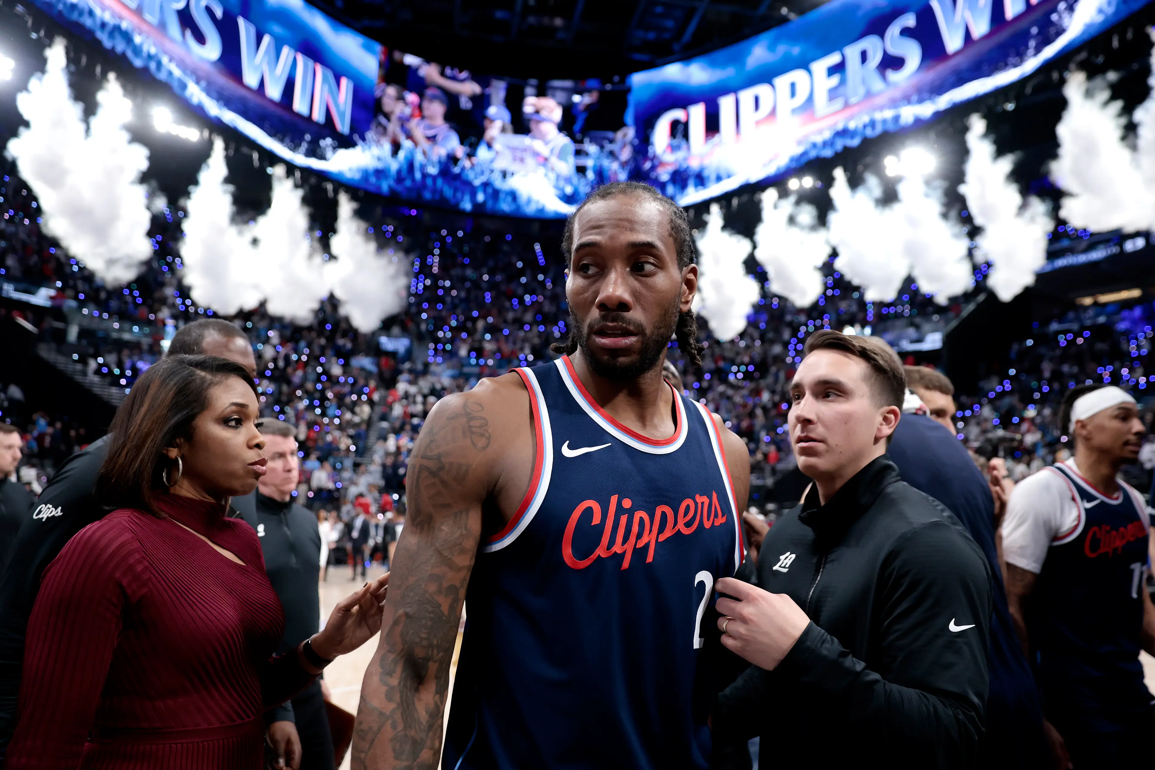 Kawhi Leonard. Image: Ronald Martinez / Staff via Getty