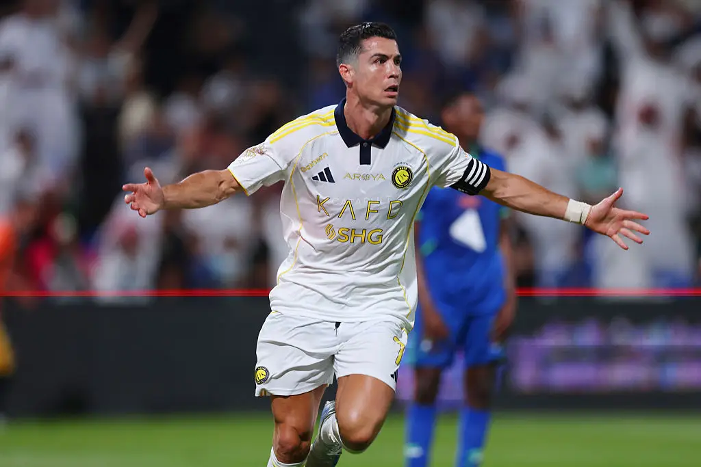 Cristiano Ronaldo in action for Al Nassr (Credit:Getty)