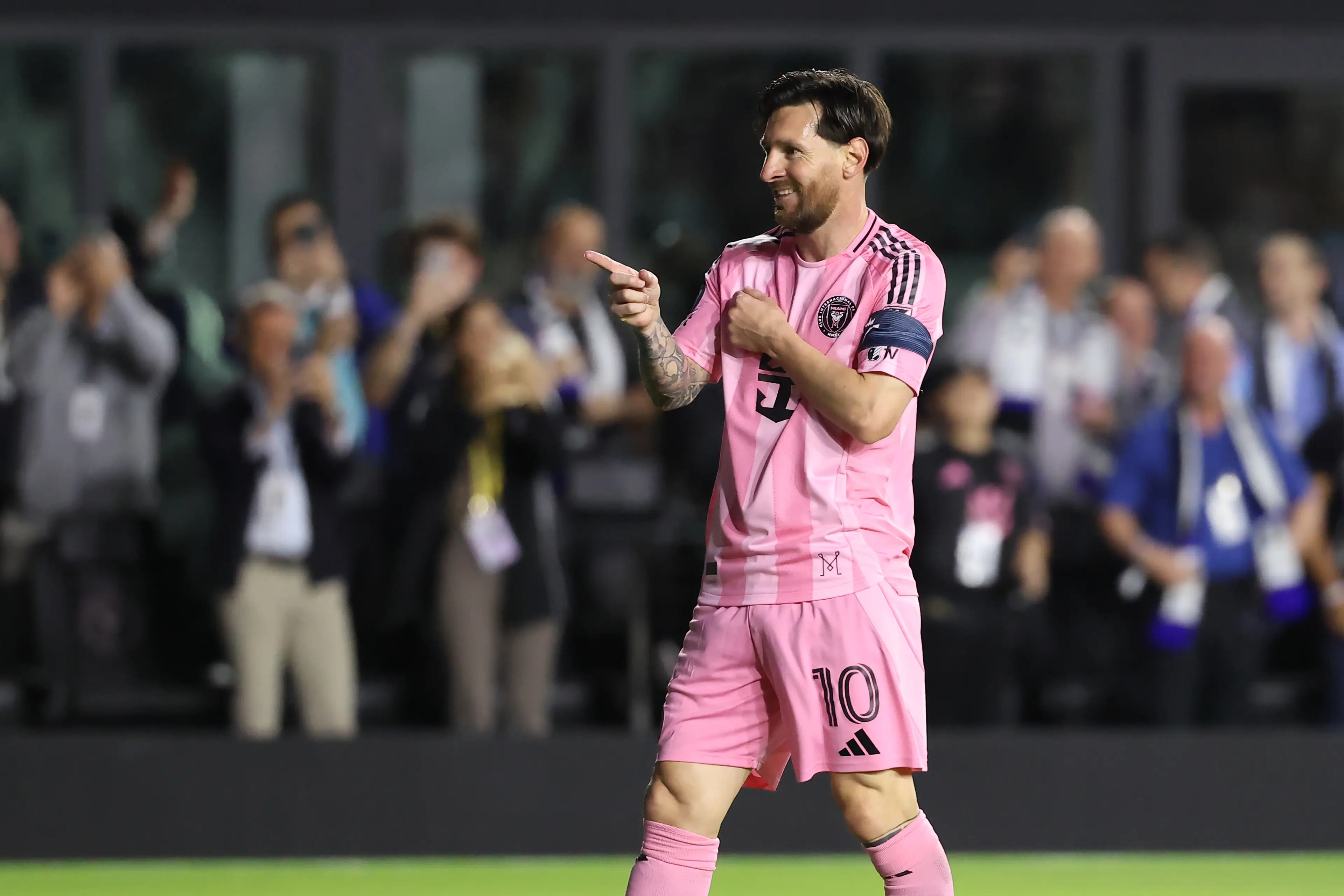 Lionel Messi is set to stay put at Inter Miami. Image: Getty
