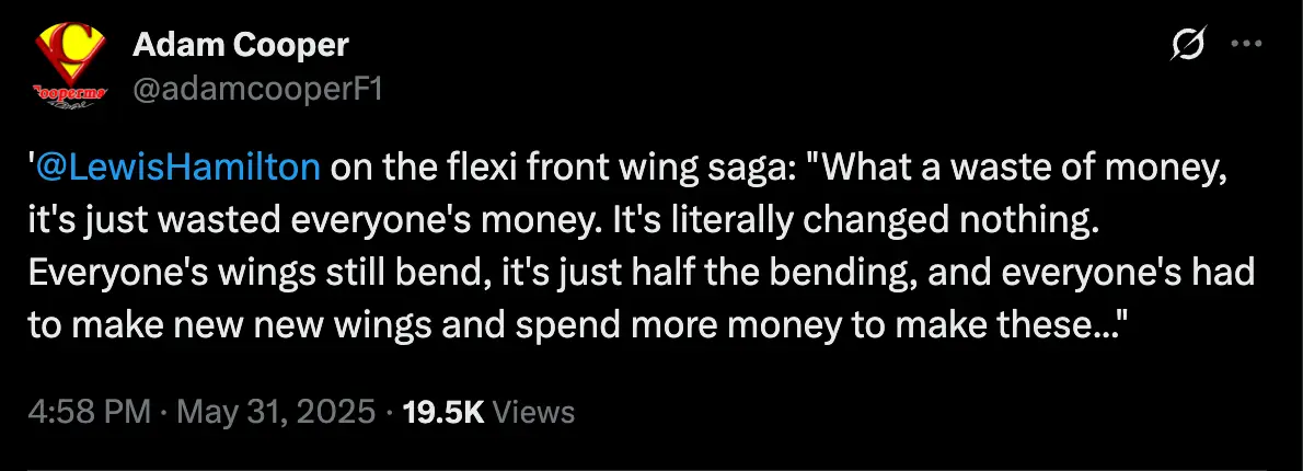 Image: Twitter/@adamcooperf1