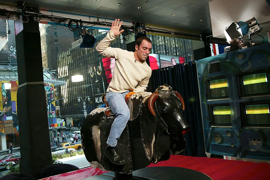 Joe Rogan hosted fear factor for several years. (Image: Getty)