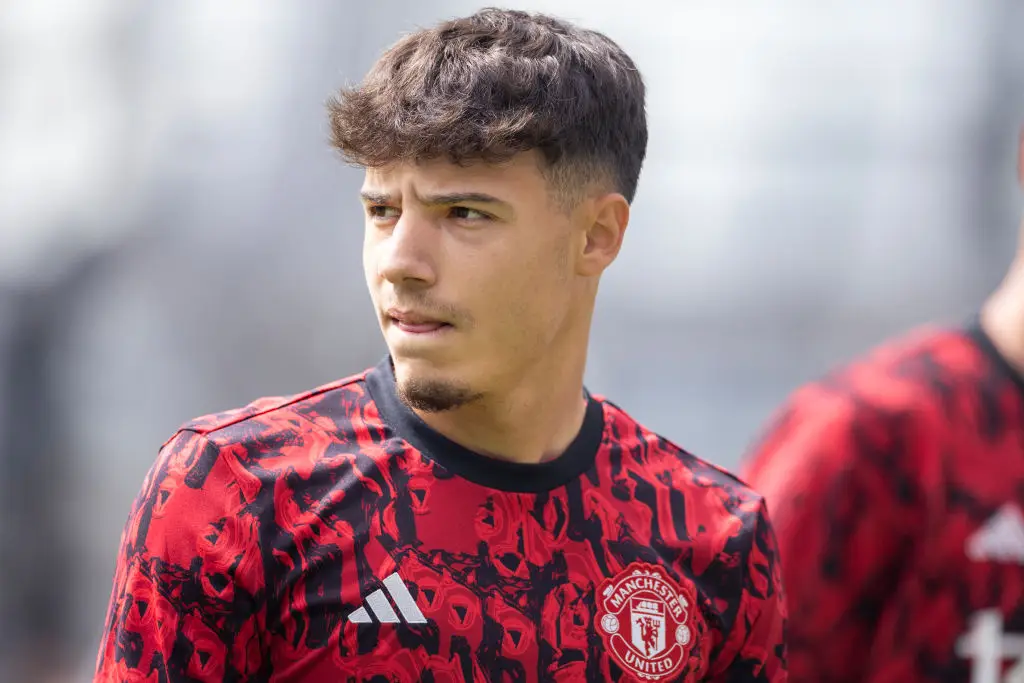 Marc Jurado ahead of Manchester United's pre-season clash against Athletic Bilbao in 2023. Image credit: Getty