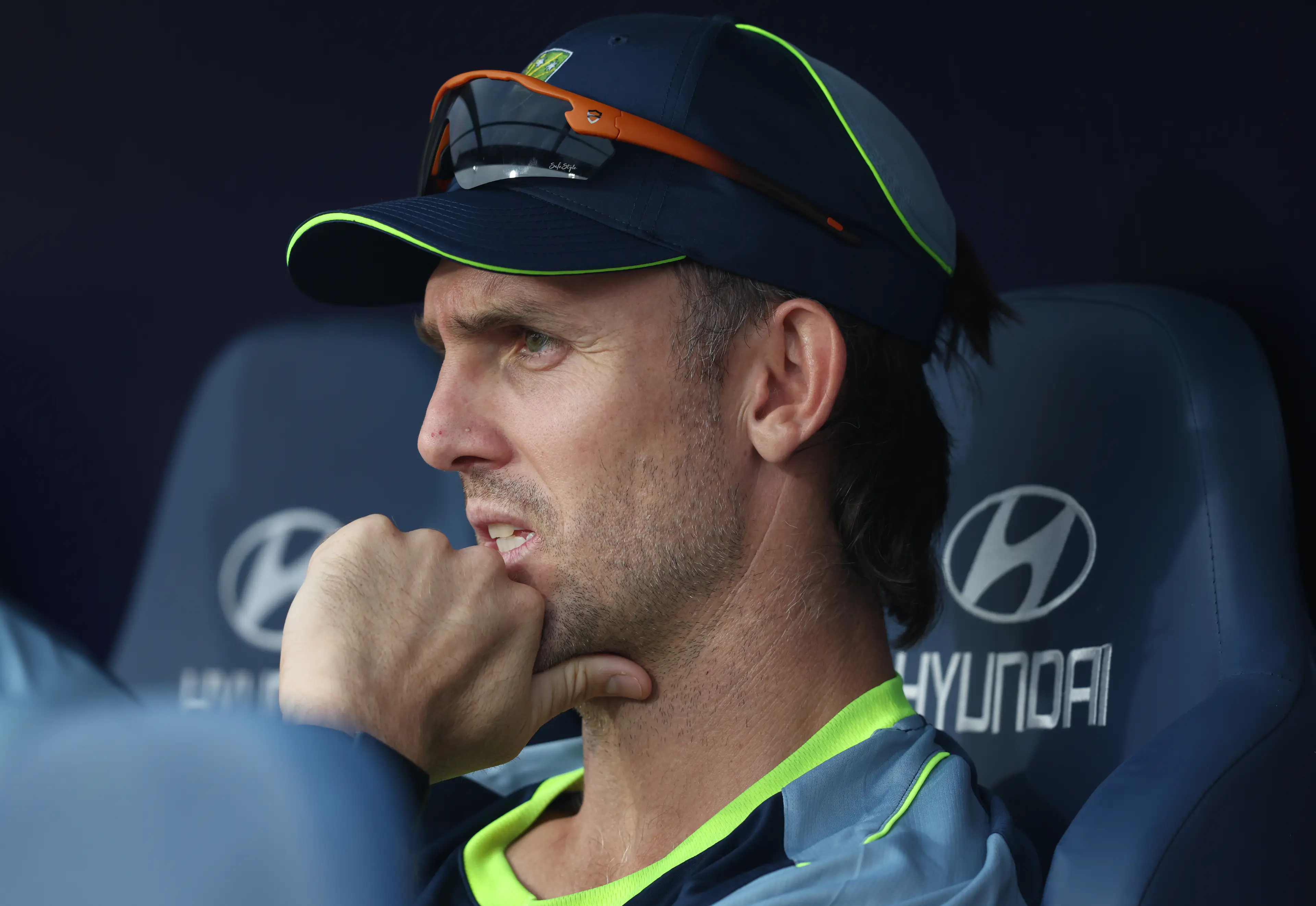 Mitchell Marsh sat out Australia's opening T20 World Cup clash against Ireland on Wednesday. Image: Getty 