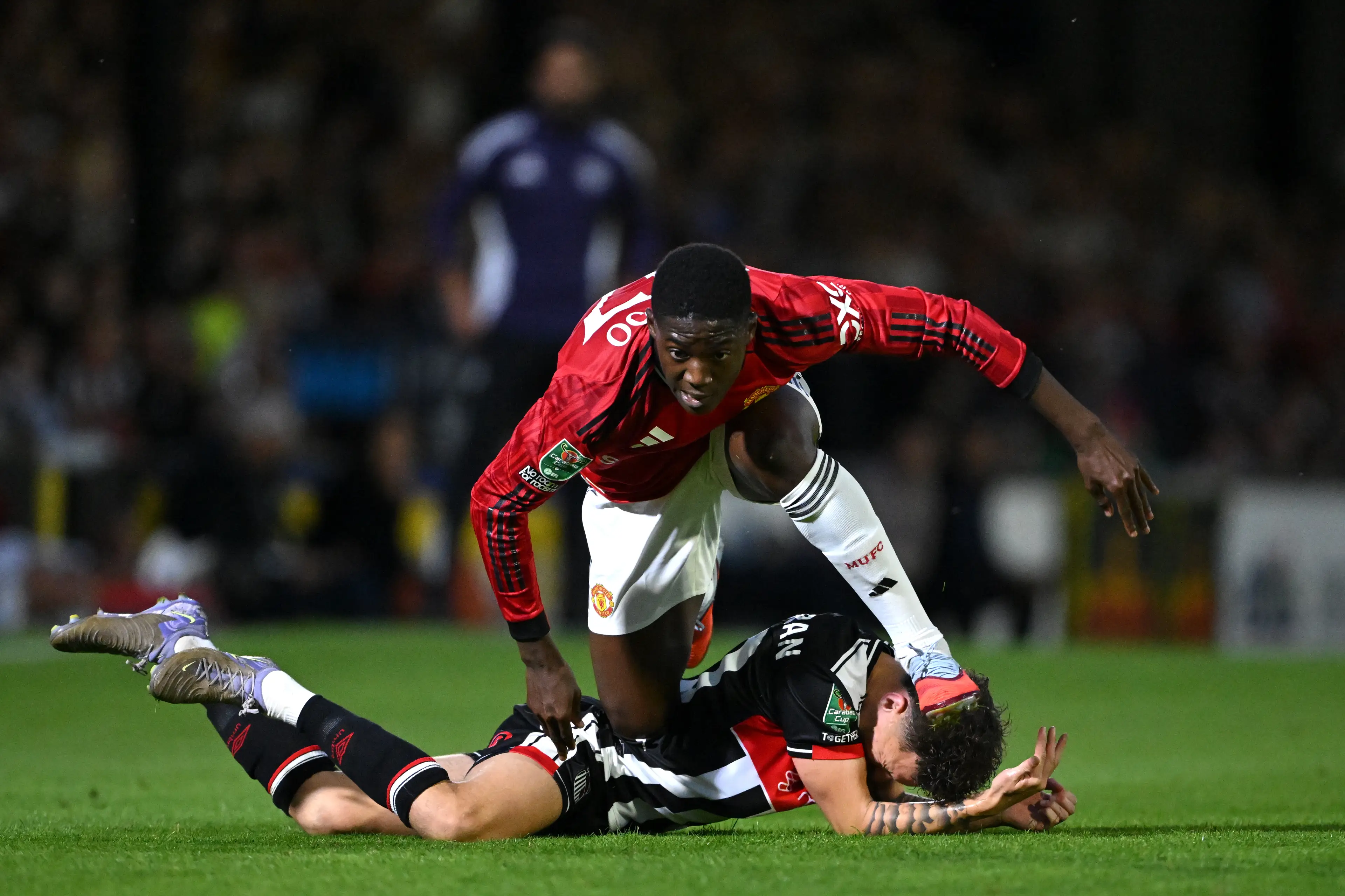 Mainoo is open to leaving United this summer. Image credit: Getty 