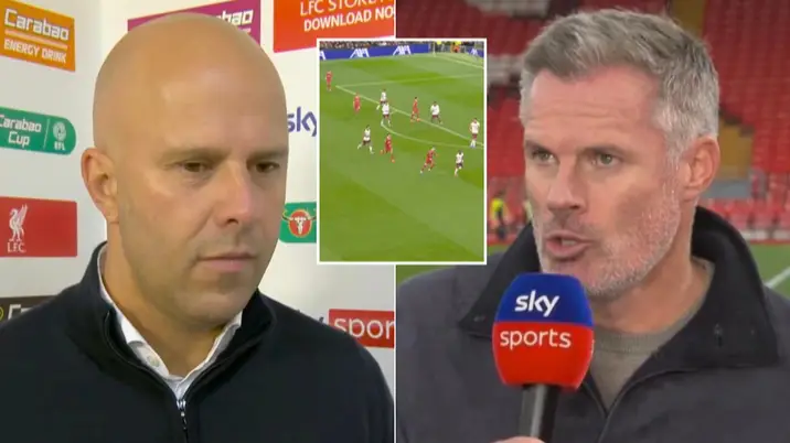 Jamie Carragher calls for Liverpool player to be 'fined' despite helping Arne Slot's men run out 5-1 winners against West Ham