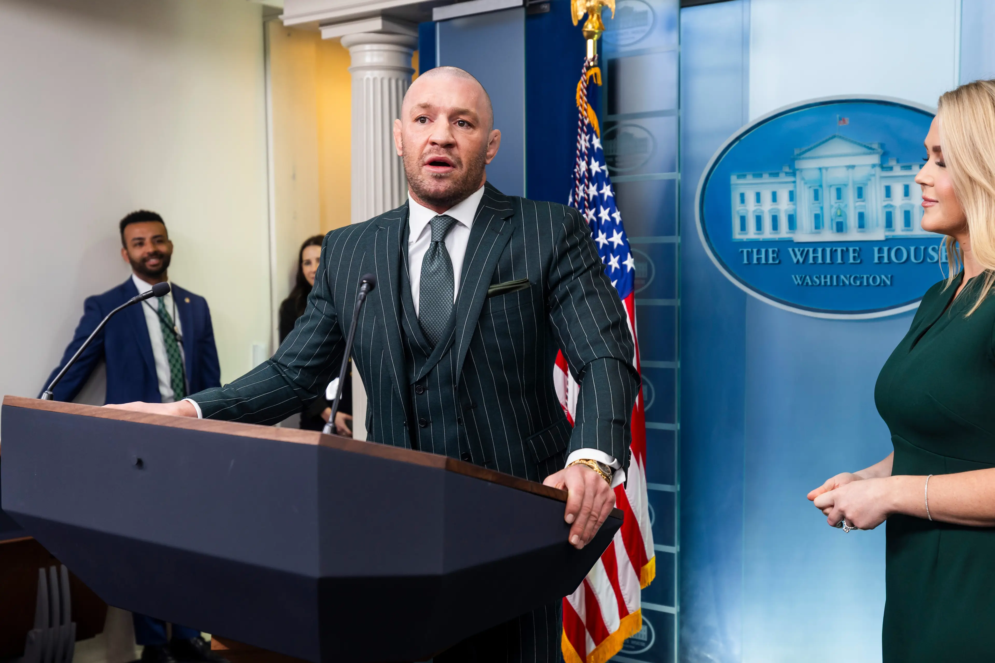 Conor McGregor is eyeing a spot on the UFC White House card. Image: Getty