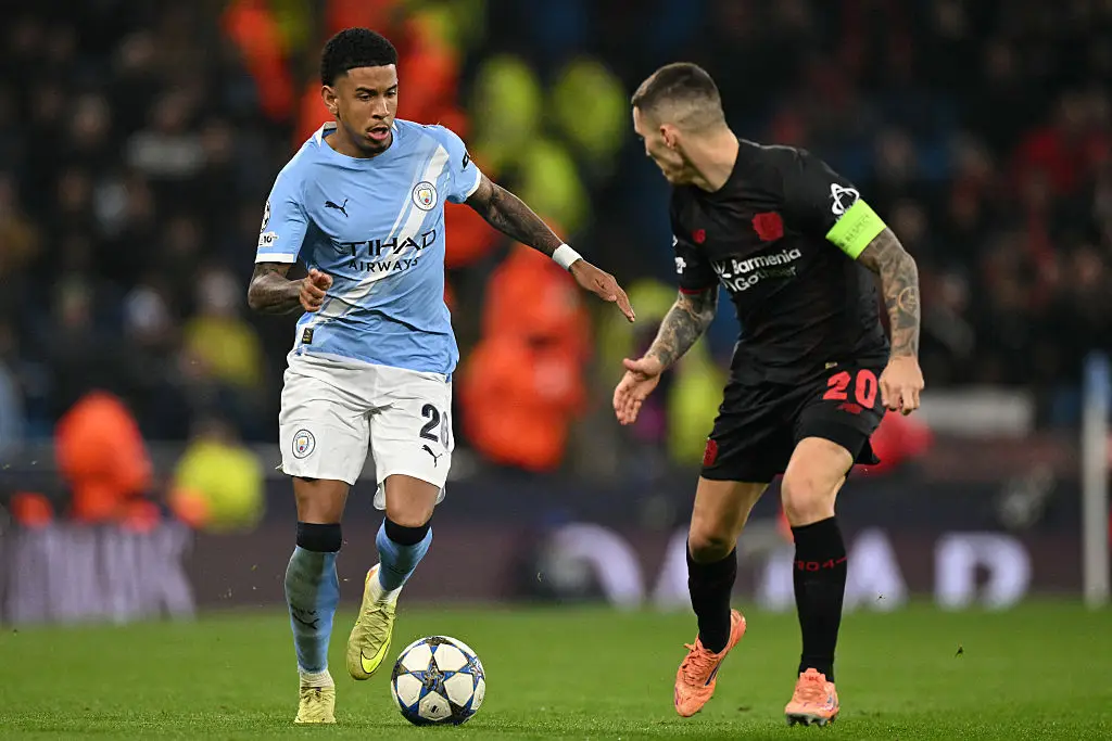 Savinho in action for Manchester City (Credit:Getty)