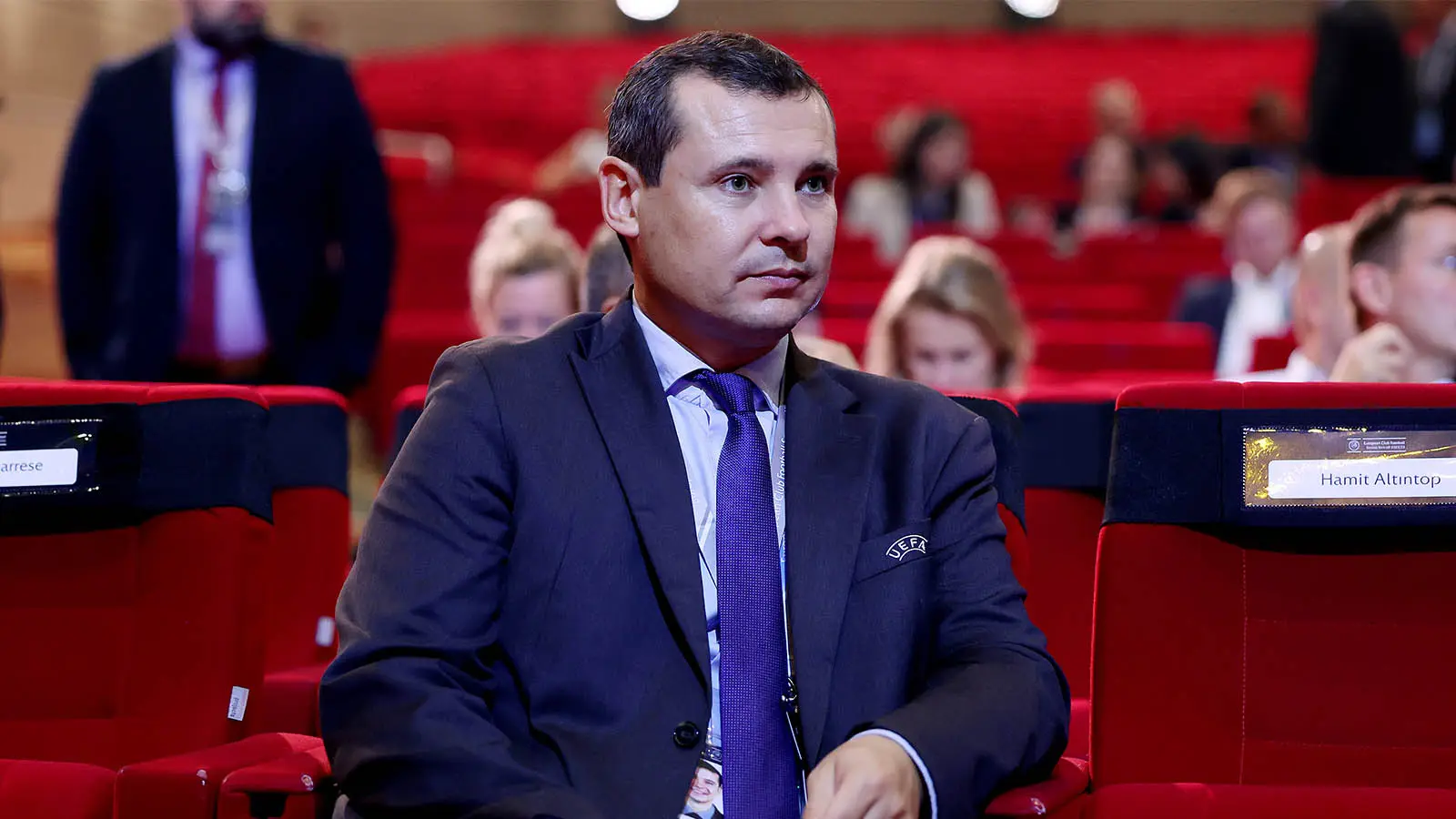 Kevin Lamour - then part of UEFA's staff - pictured in 2022 (Image: Getty)