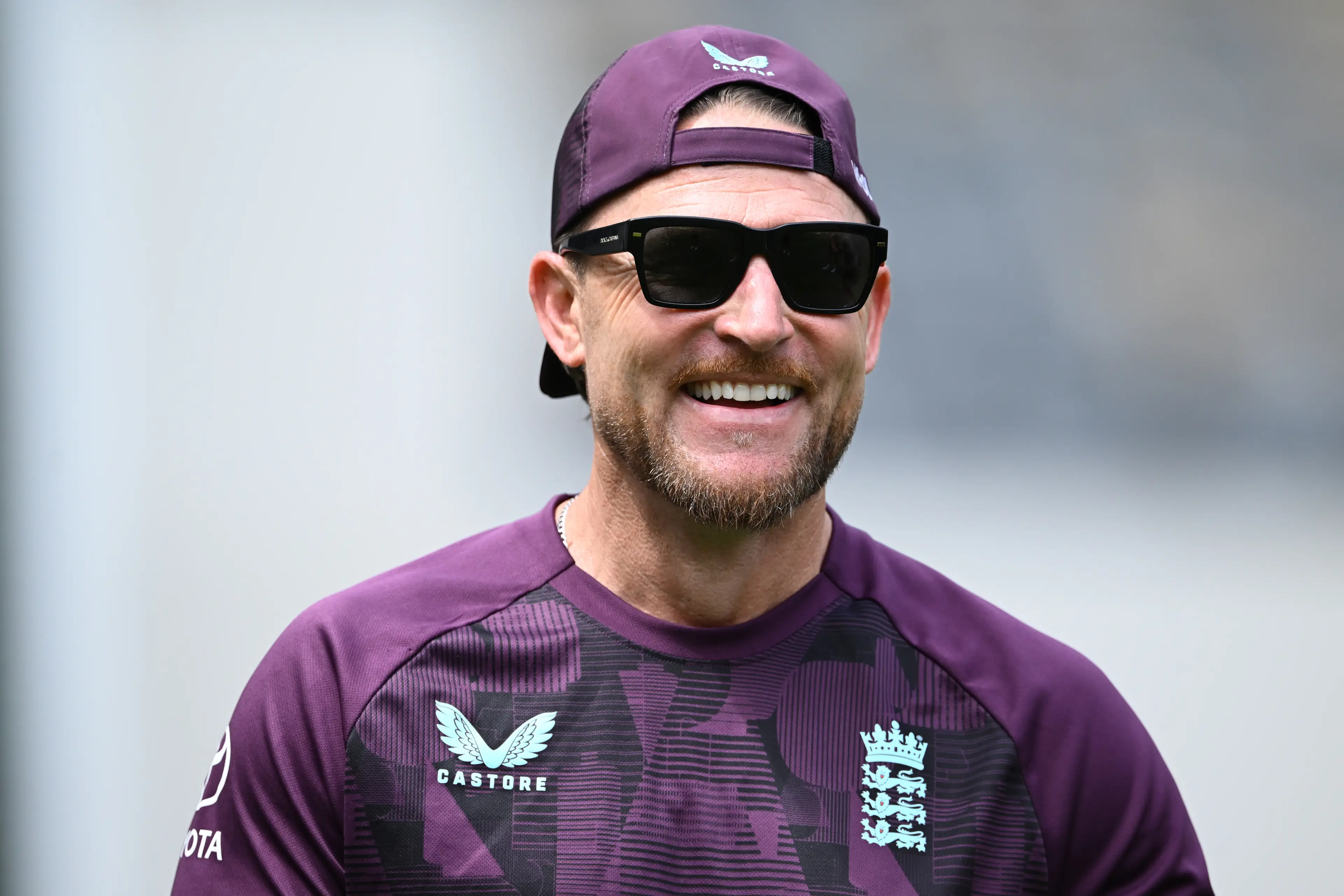 Brendon McCullum has urged England fans to keep the faith ahead of the second Test. Image: Getty 