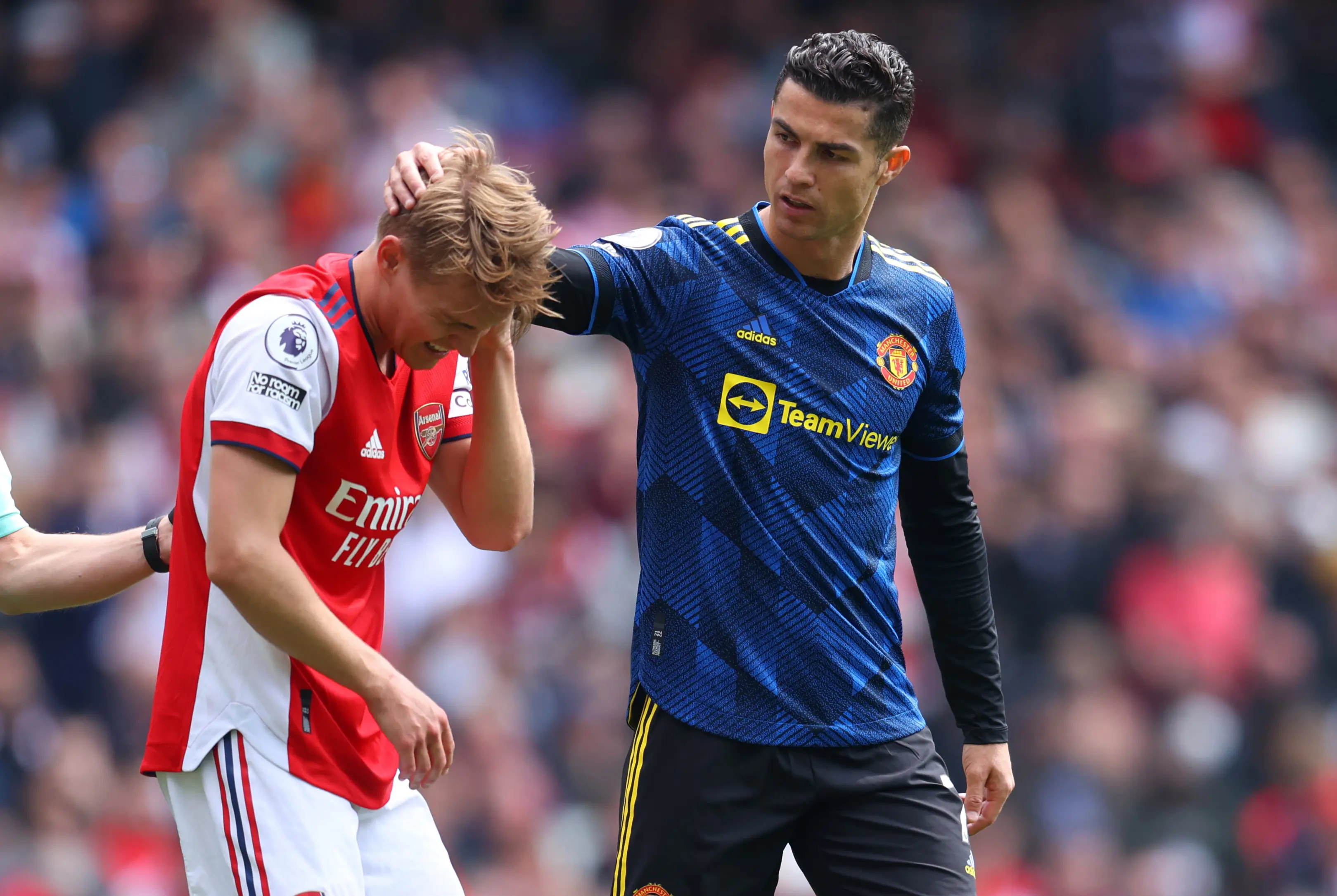 Ronaldo and Odegaard were teammates at Real Madrid. Image credit: Getty