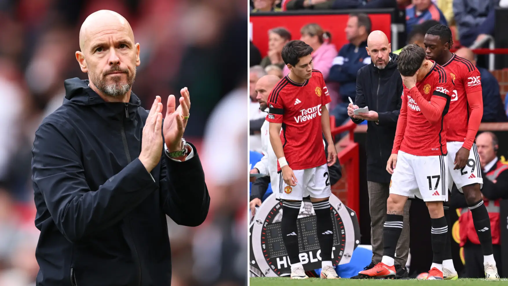 Erik ten Hag facing Man United dressing room 'mutiny' as player 'storms out'