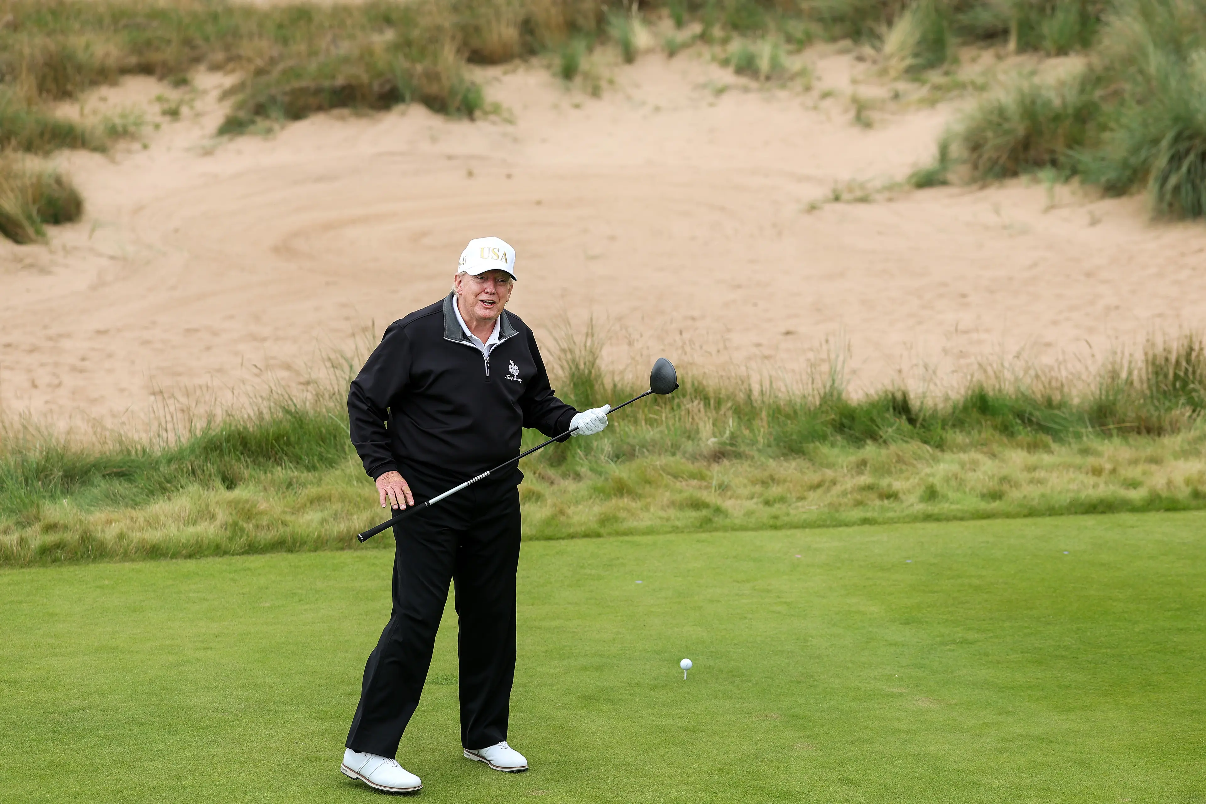 Donald Trump is a keen golfer. Image: Getty