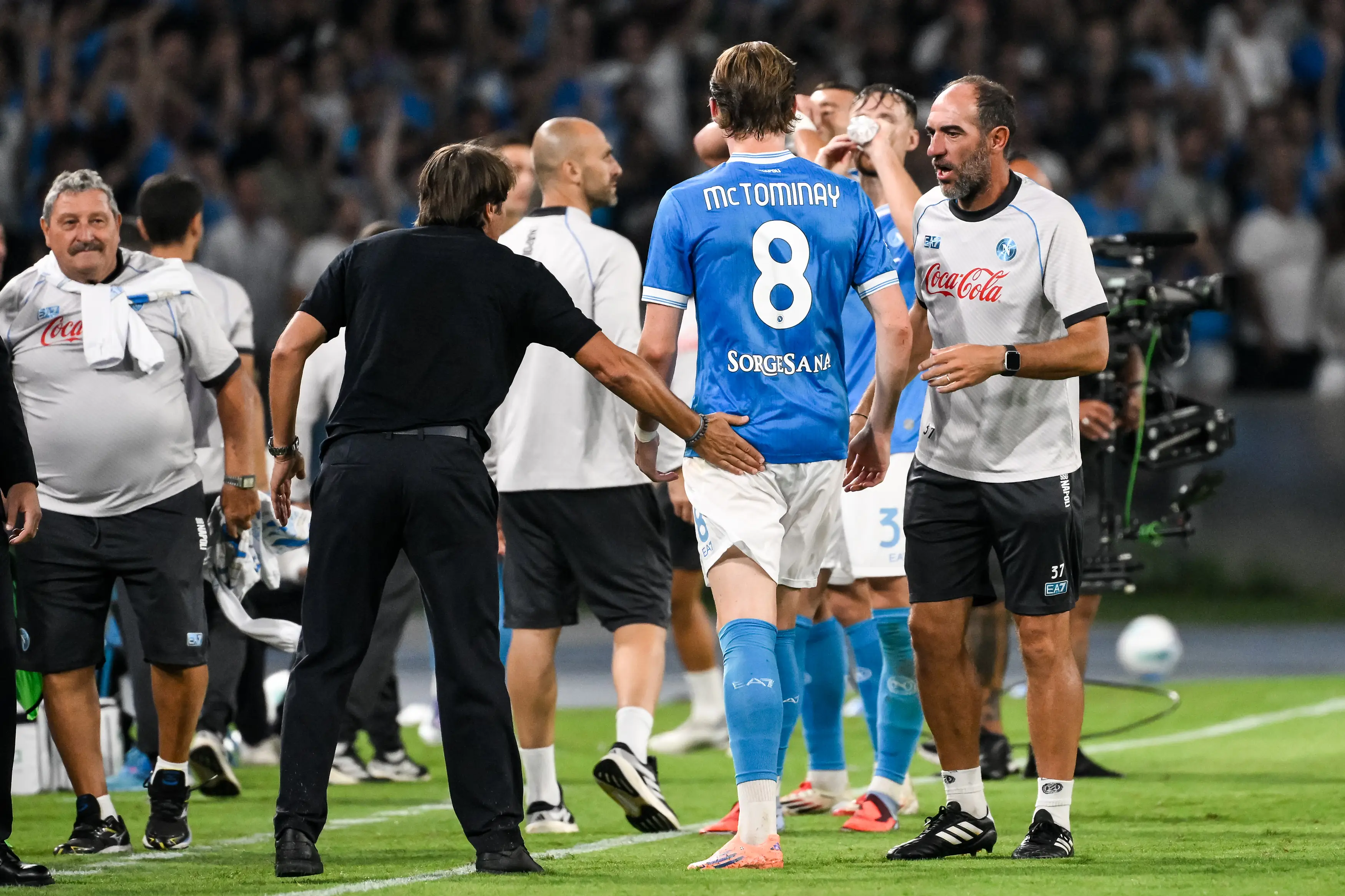 Conte's future at Napoli is in doubt. Image credit: Getty